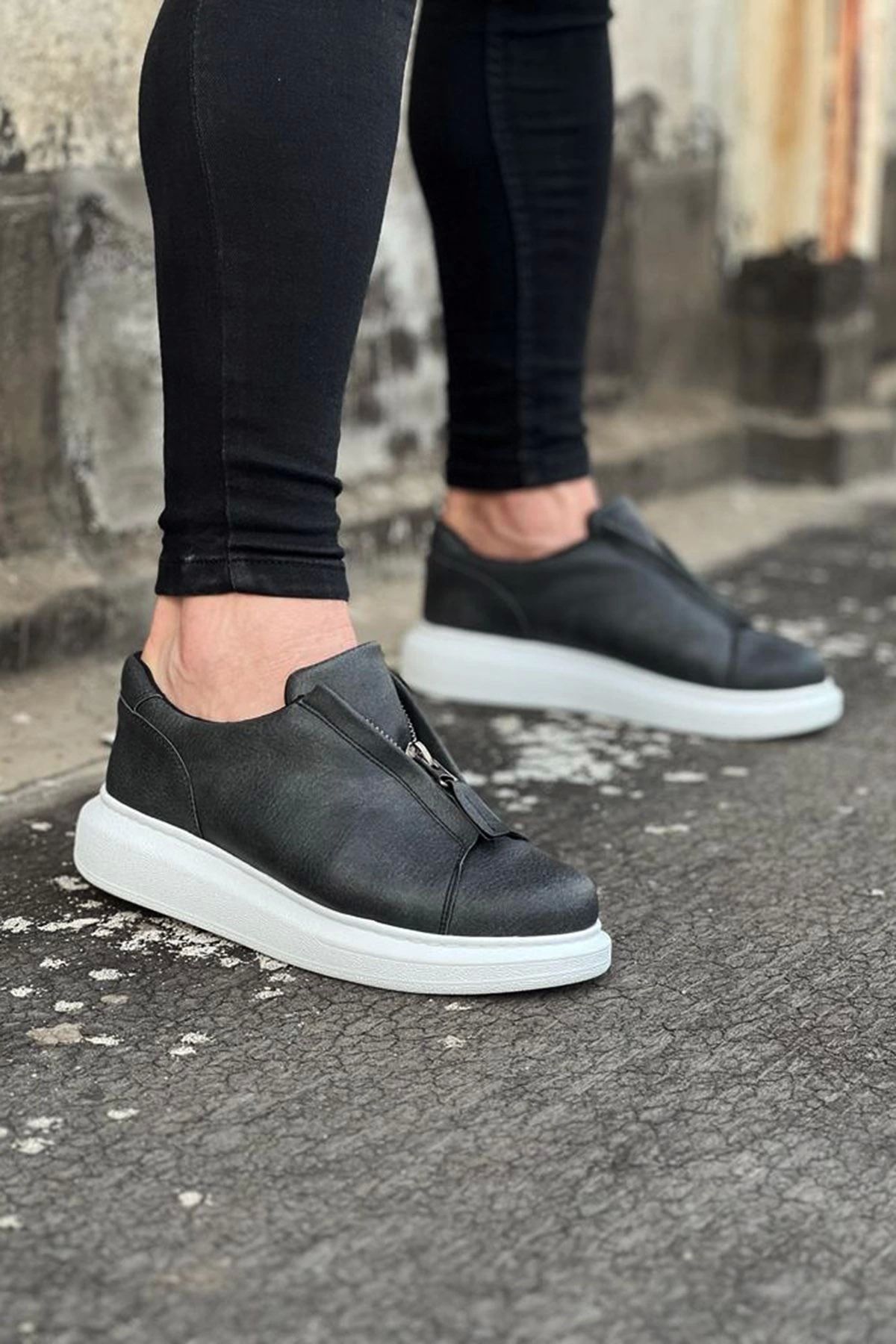 luz&pos WG010 Gri Cilt Erkek Casual Ayakkabı