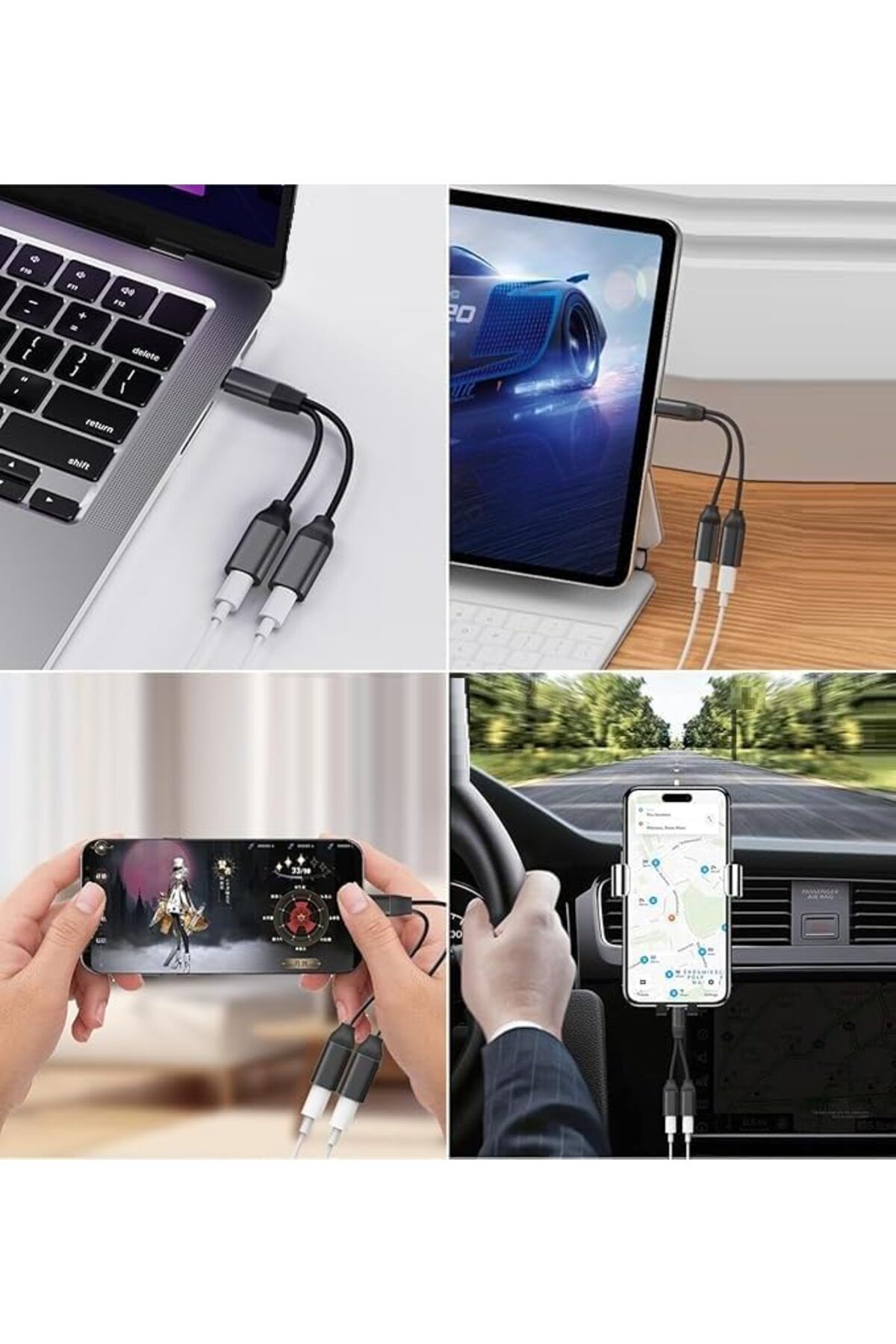 Others-USB C to Dual USB C Adapter by Red R 6