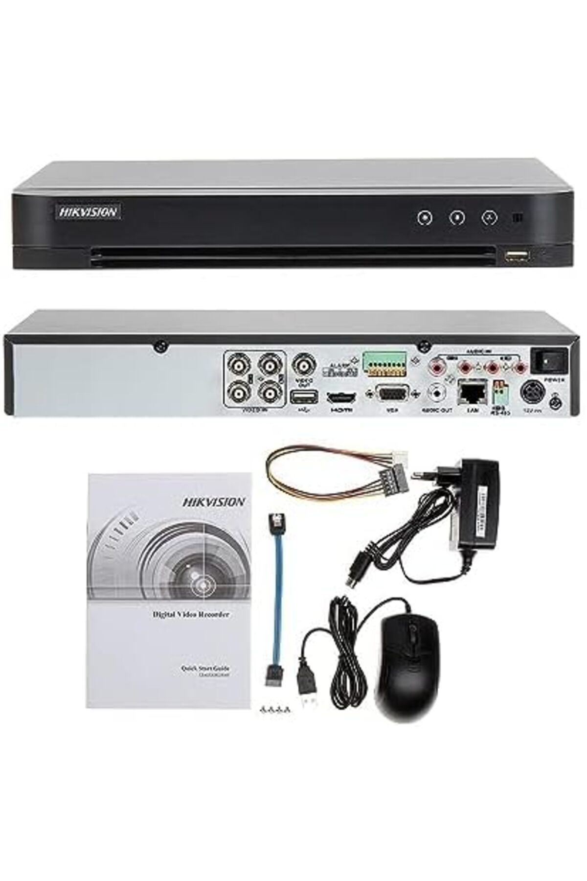 Hikvision-مسجل فيديو رقمي توربو بتقنية AcuSense iDS-7204HQHI-M1/S 3