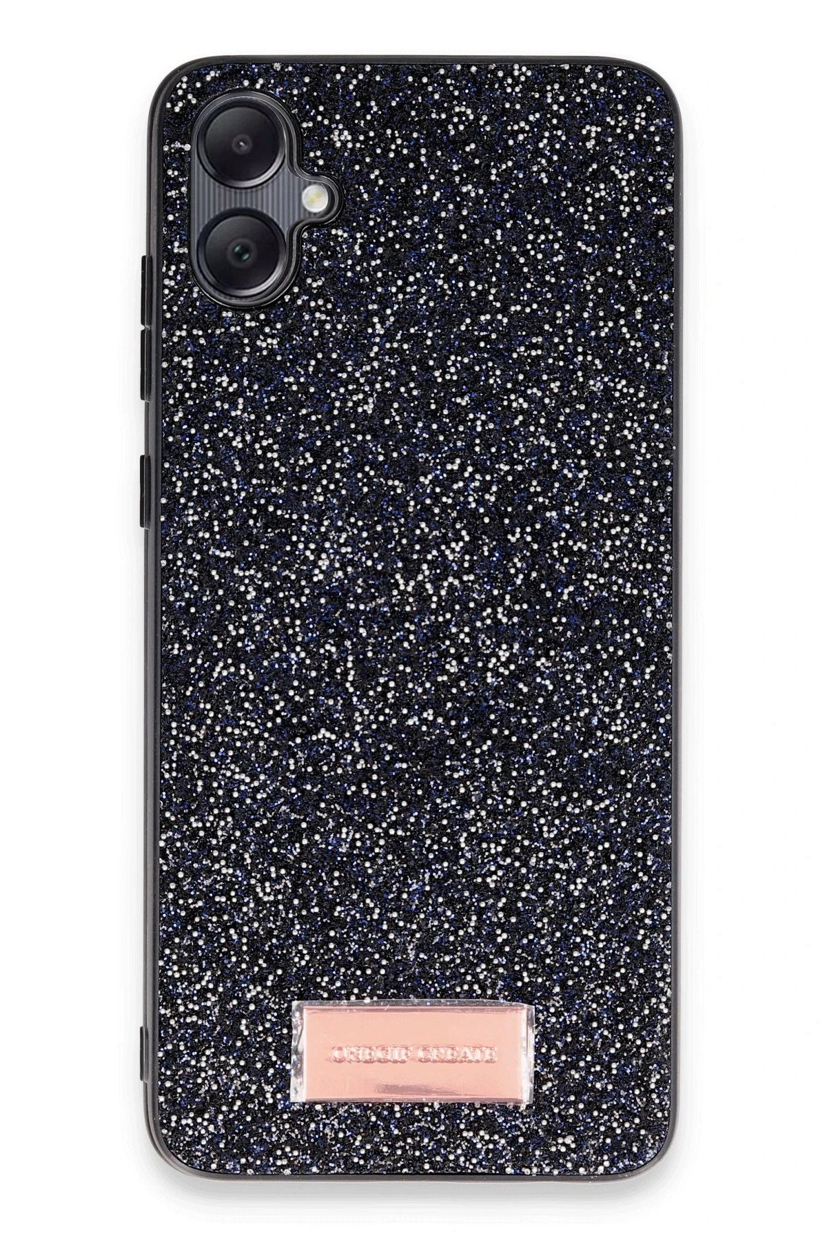ONEGIF Samsung Galaxy A05 Bright Simli Kapak - Siyah FERRG