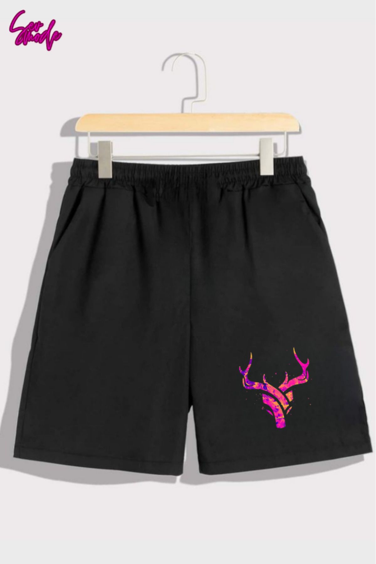 SevMode Baskılı Unisex Şort