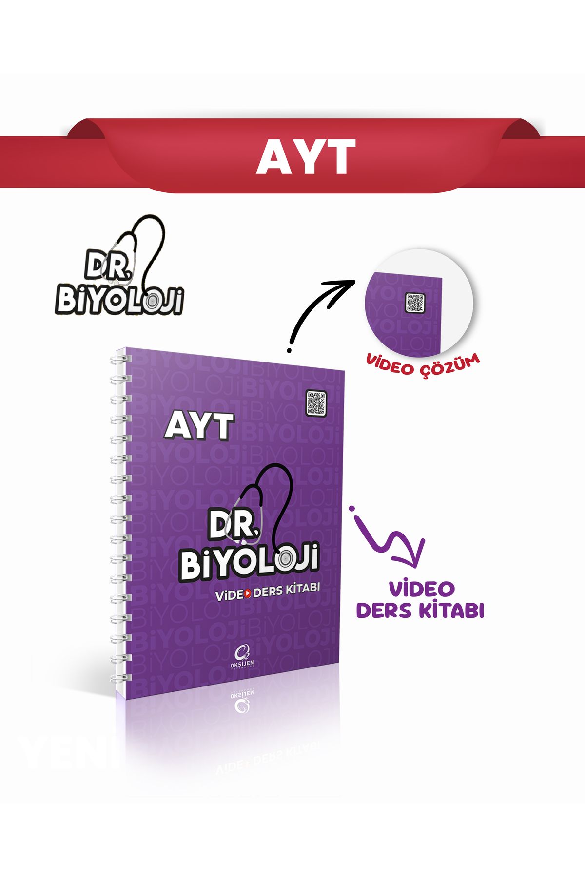 Oksijen Yayınları DR.BİYOLOJİ AYT VİDEO DERS KİTABI