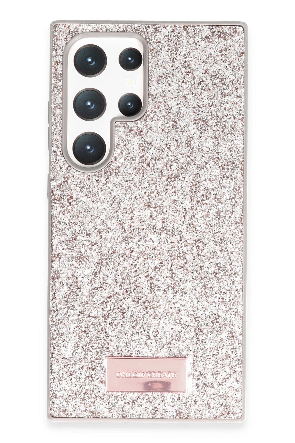 ONEGIF Samsung Galaxy S23 Ultra Bright Simli Kapak - Gold FERRG