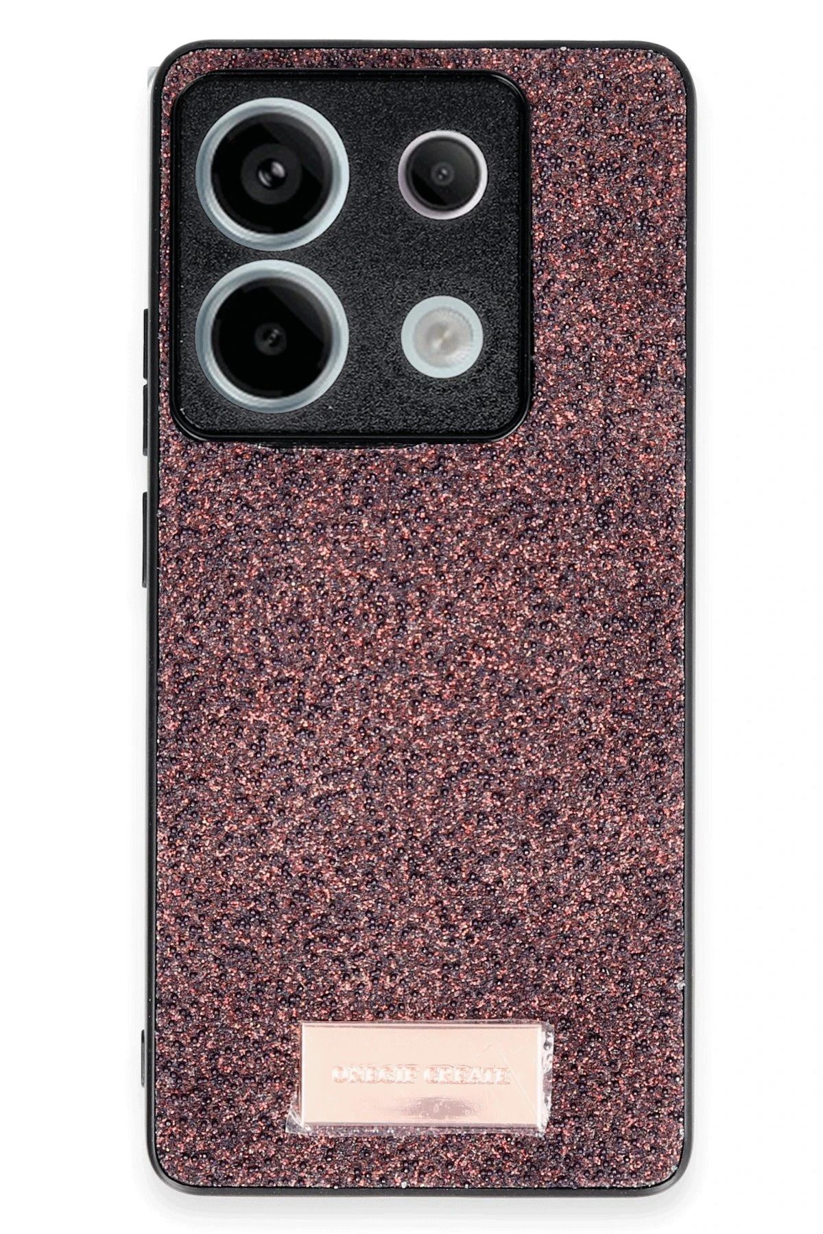 ONEGIF Xiaomi Redmi Note 13 Pro 5G Bright Simli Kapak - Derin Mor FLKRY