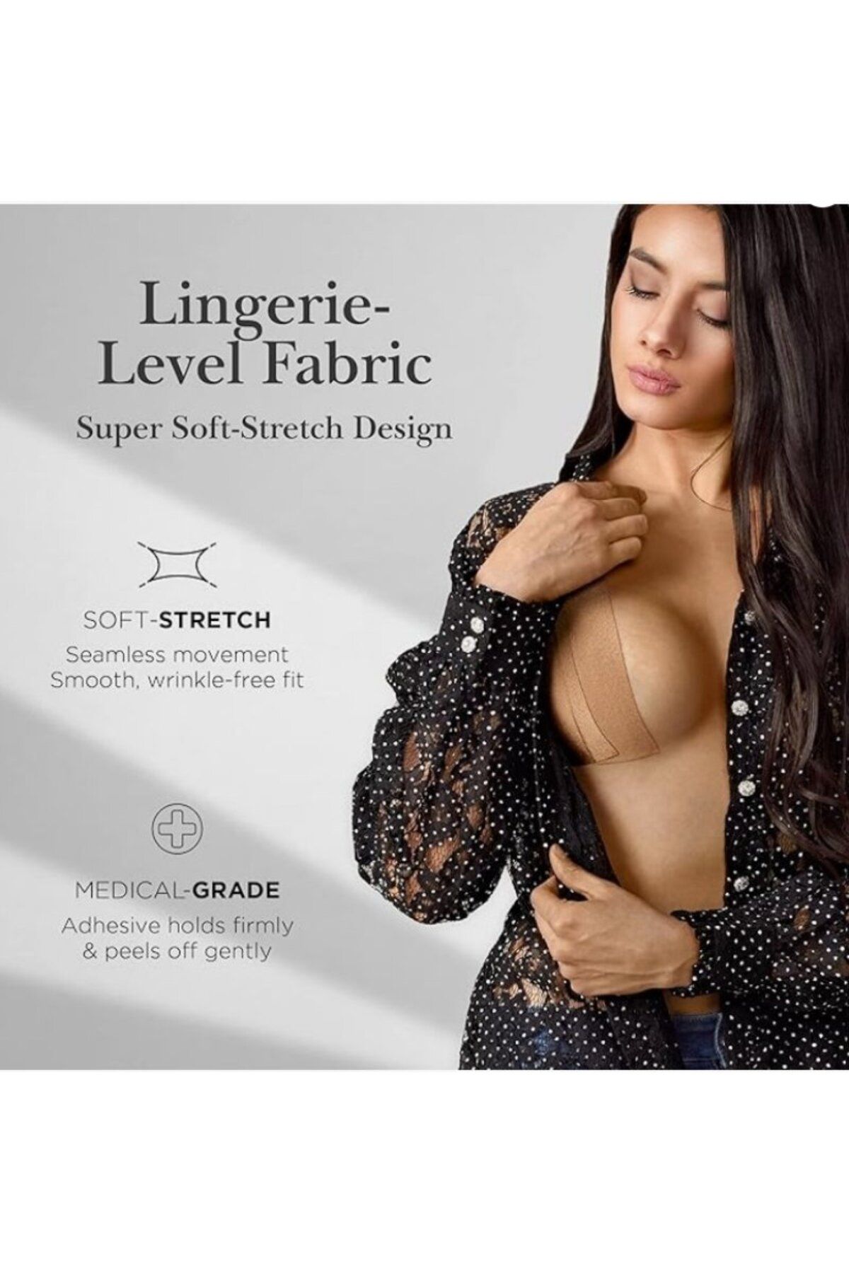 Morbra Sticky İnvisible Underwear Solutions Morbra® 5 Mt Göğüs Toparlayıcı Boob Tape – Görünmez Destekli, Nefes Alan, A-g Cup Uyumlu
