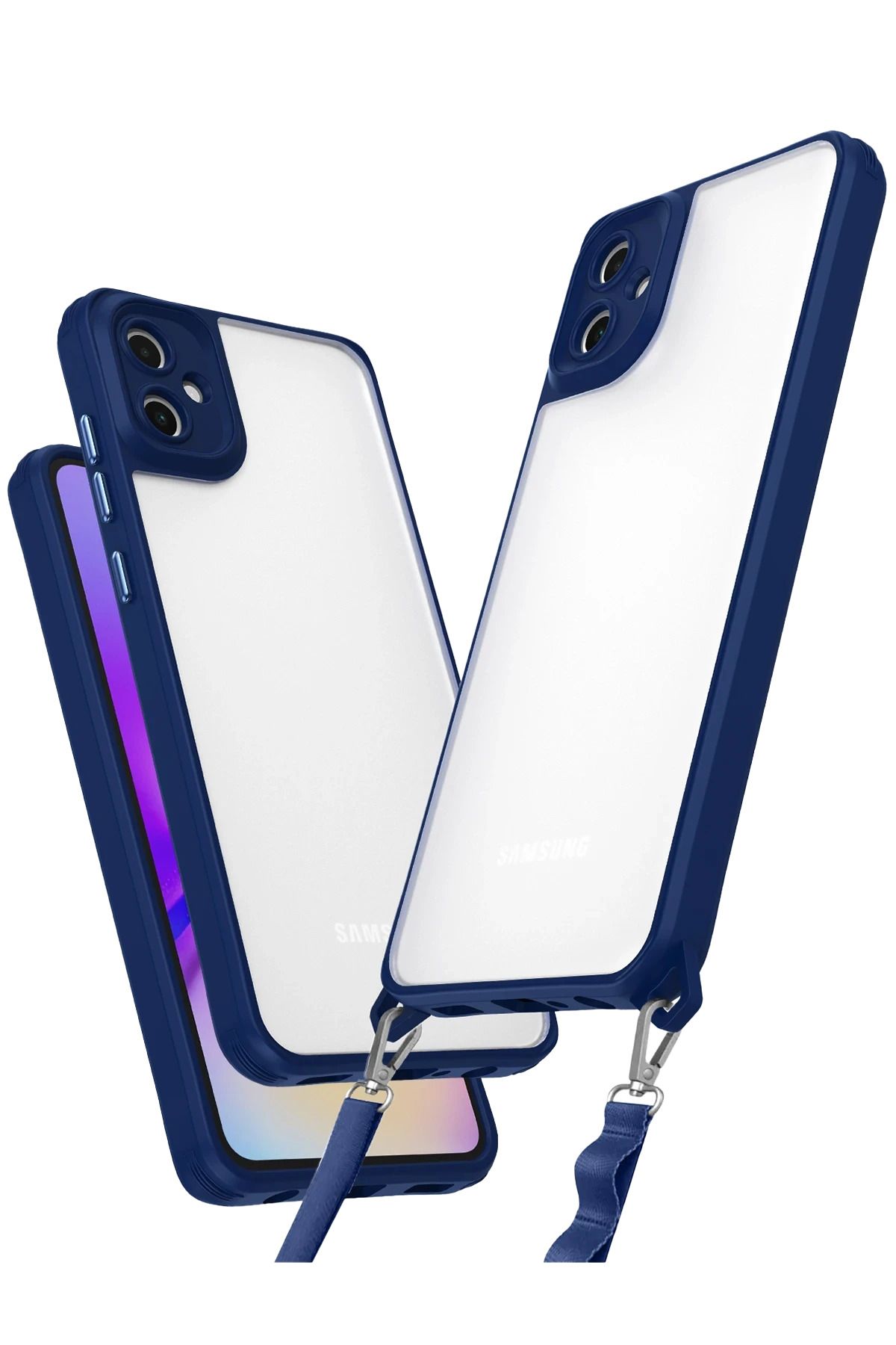 NewFace Samsung Galaxy A06 Kılıf Penta Silikon Kılıf - Lacivert FERRG
