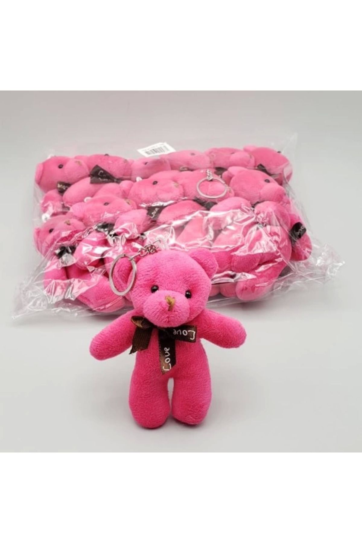 Emperium Mini Ayıcık Anahtarlık Pembe Renk