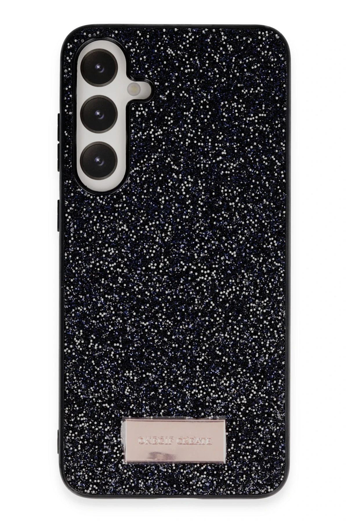 ONEGIF Samsung Galaxy A15 4G Bright Simli Kapak - Siyah FERRG
