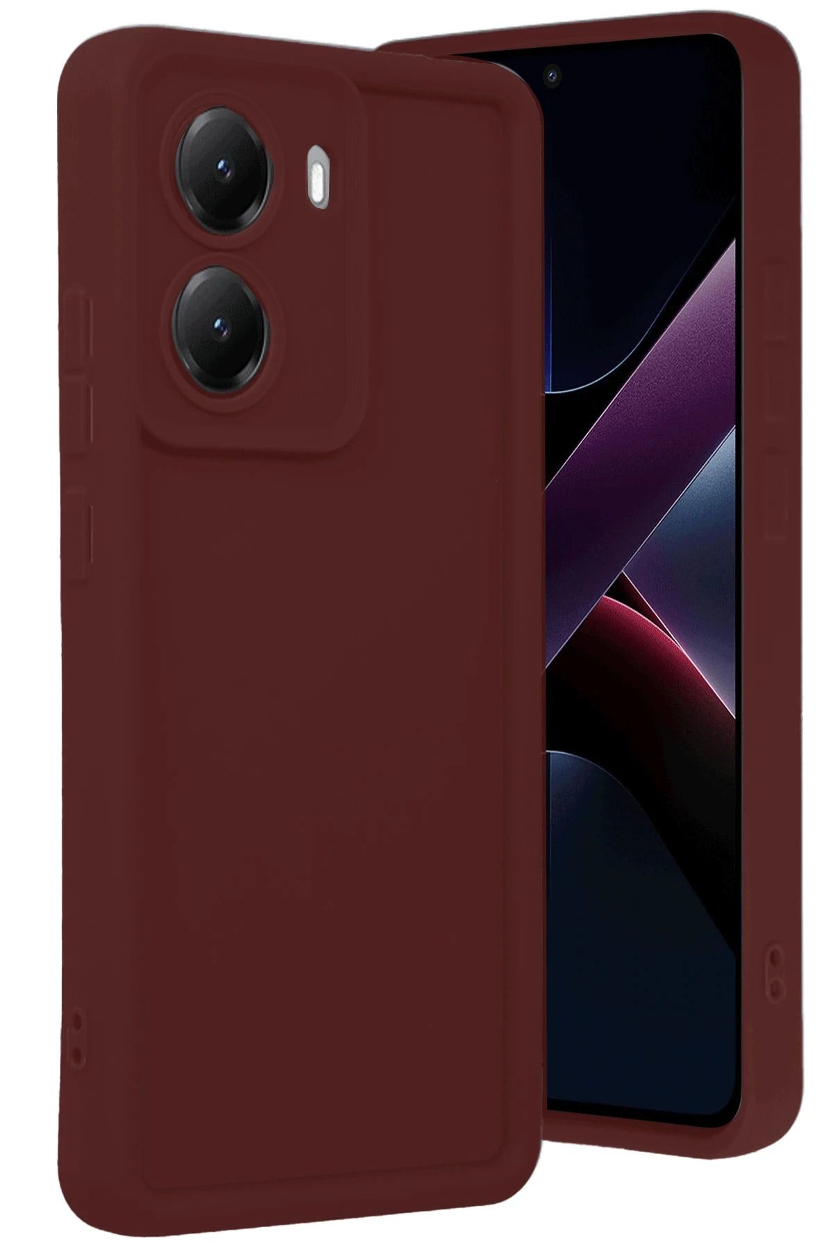 NewFace Xiaomi Poco X7 Pro Viera Silikon - Bordo FERRG