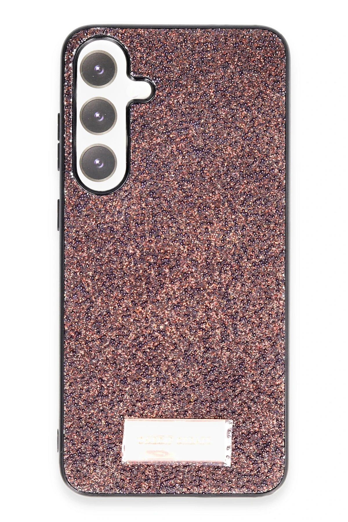 ONEGIF Samsung Galaxy A34 5G Bright Simli Kapak - Derin Mor FERRG