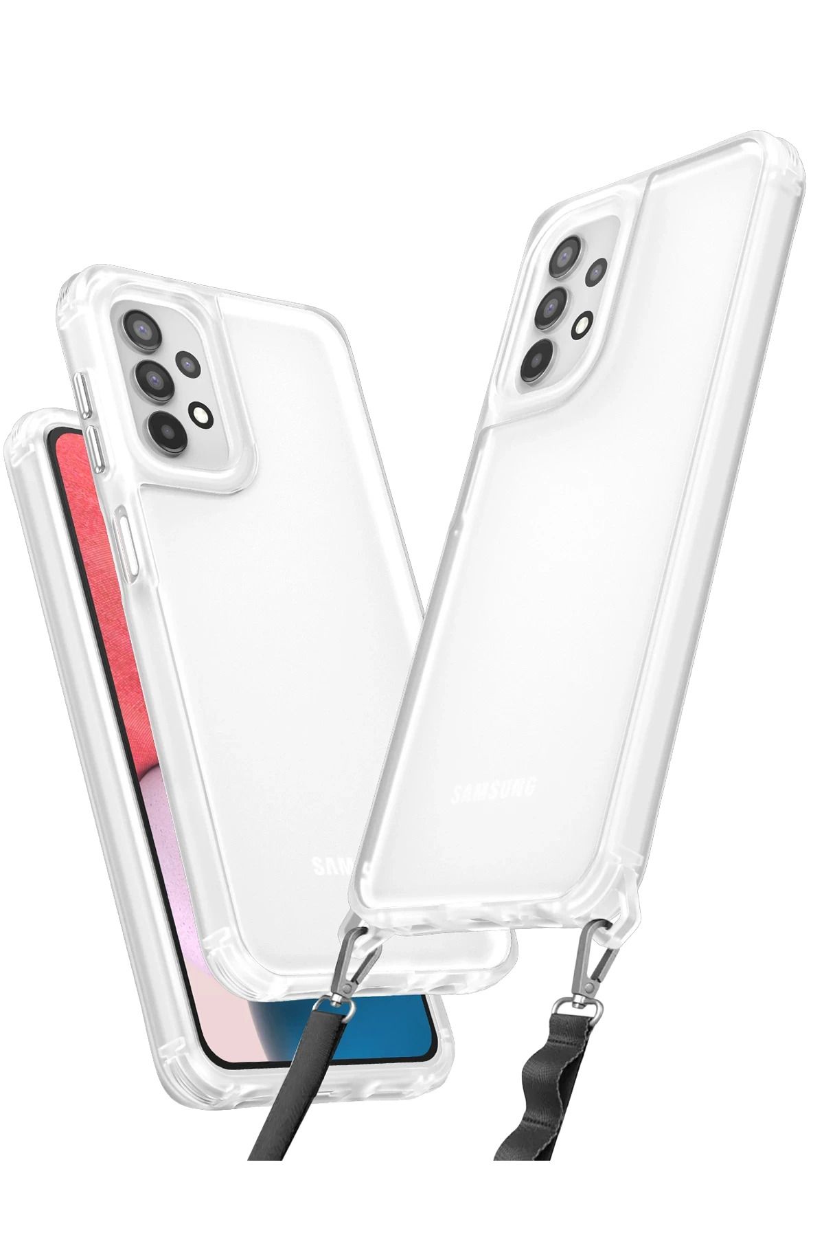 NewFace Samsung Galaxy A52 Kılıf Penta Silikon Kılıf - Şeffaf FLKRY