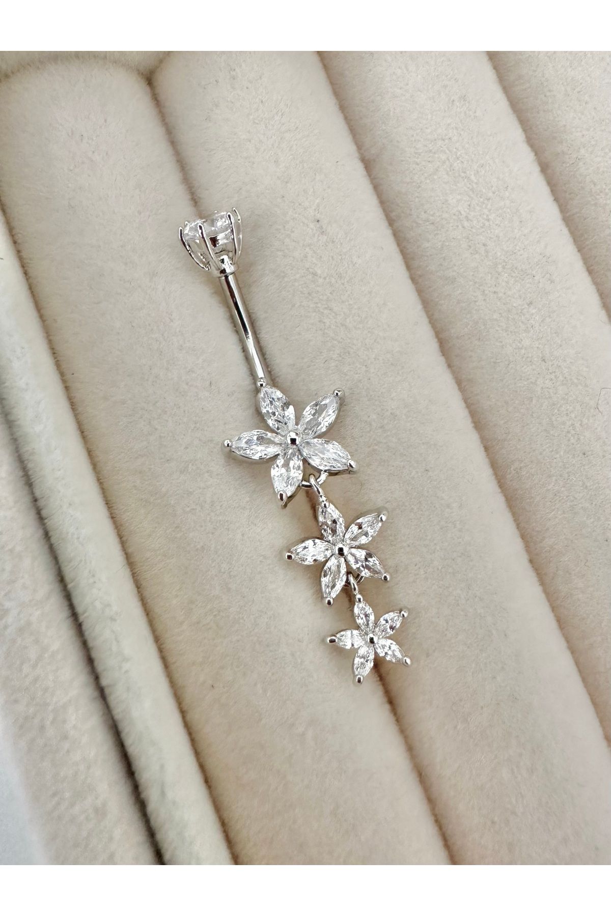 My Bellas Jewels Cerrahi Çelik Göbek Piercingi
