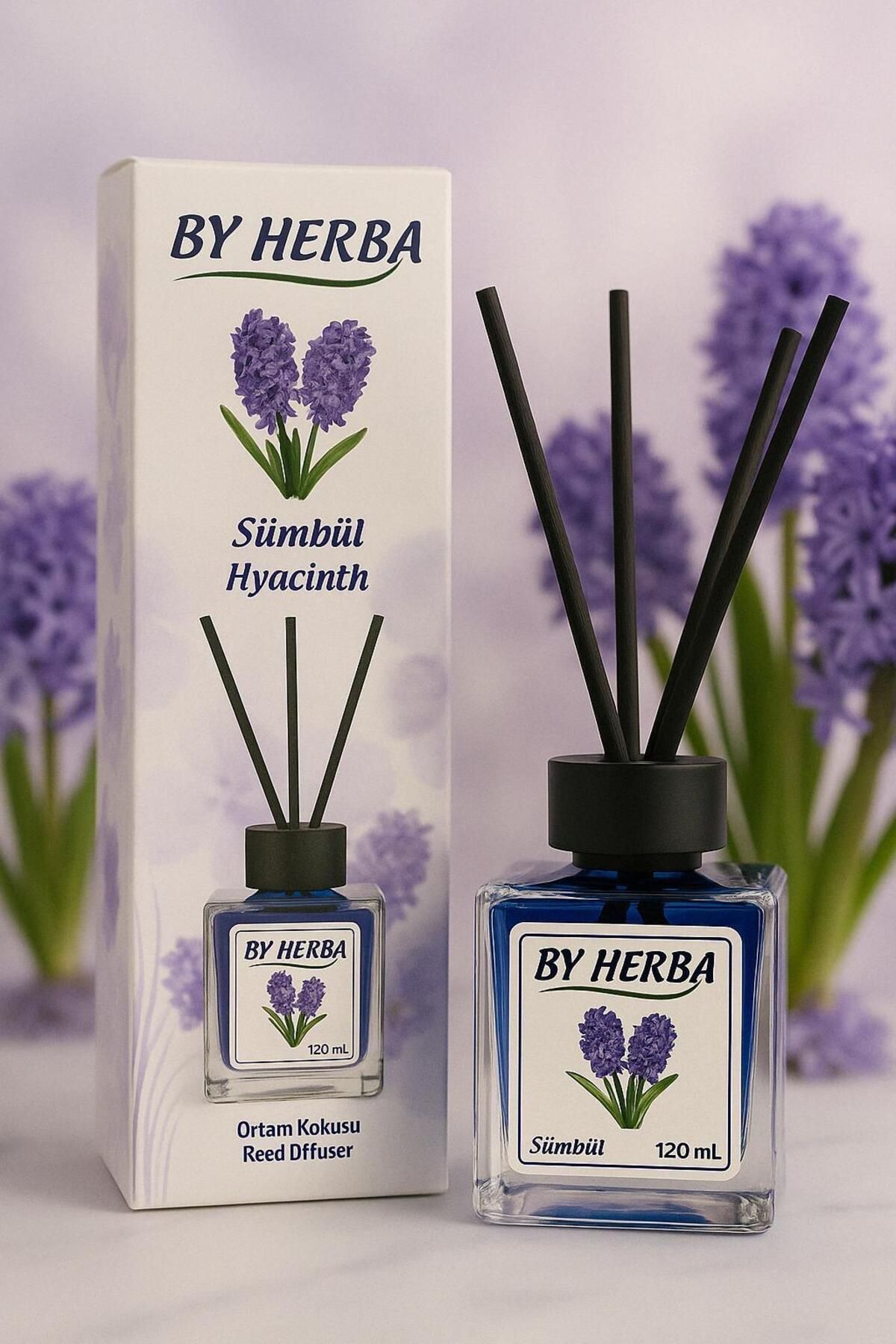 Lugami Sümbül Kokulu Bambu Çubuklu Etkili Oda Kokusu 125 ml