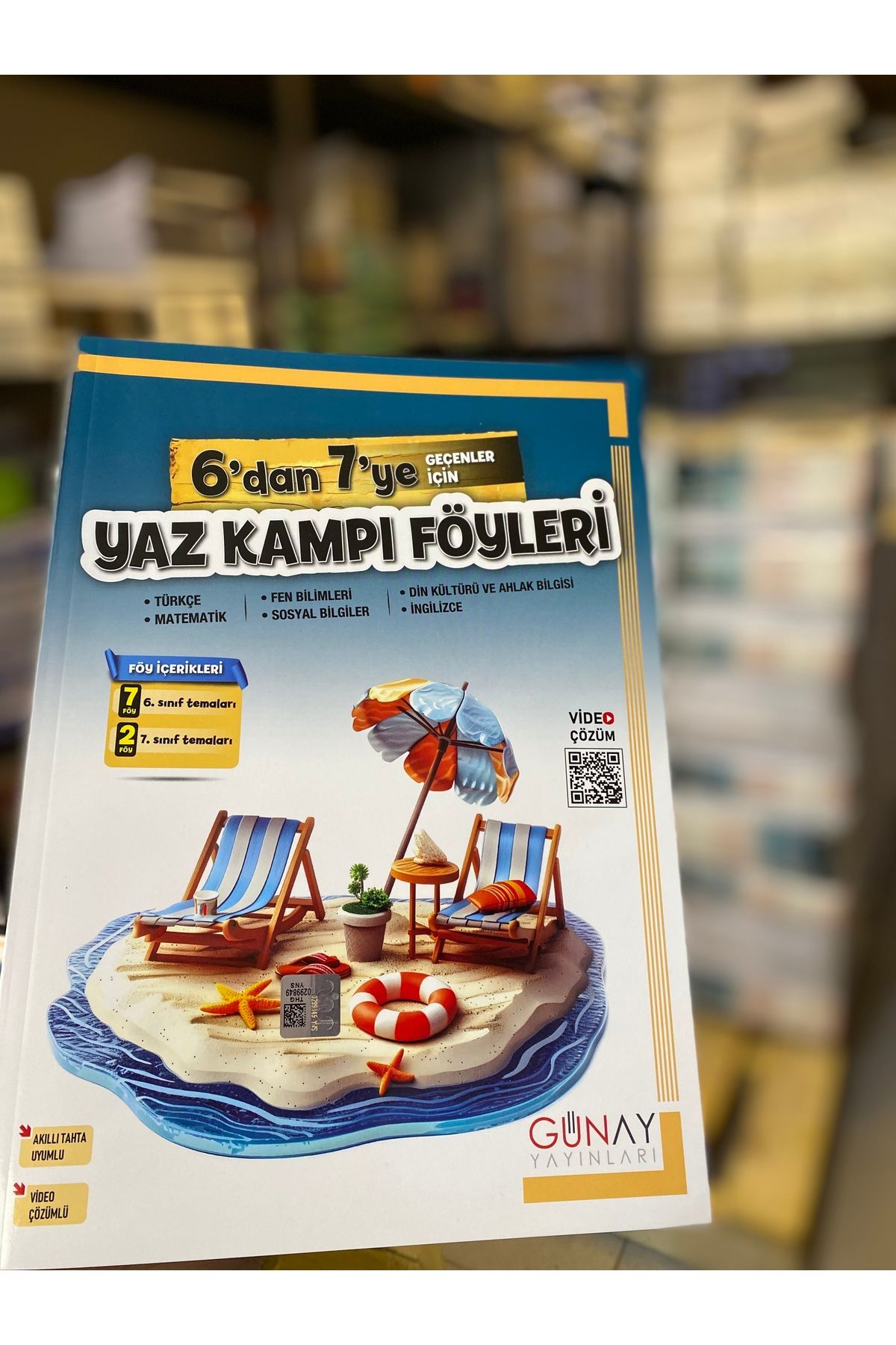 Günay Yayınları YAZ TATİL KİTABI 6DAN 7 YE 2025 GÜNAY