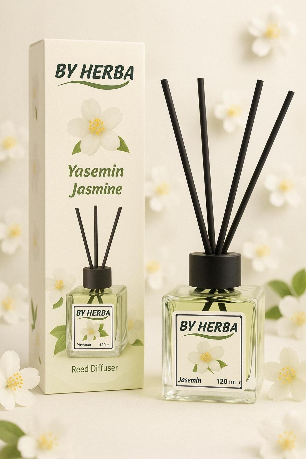 Lugami Yasemin Kokulu Bambu Çubuklu Etkili Oda Kokusu 125 ml