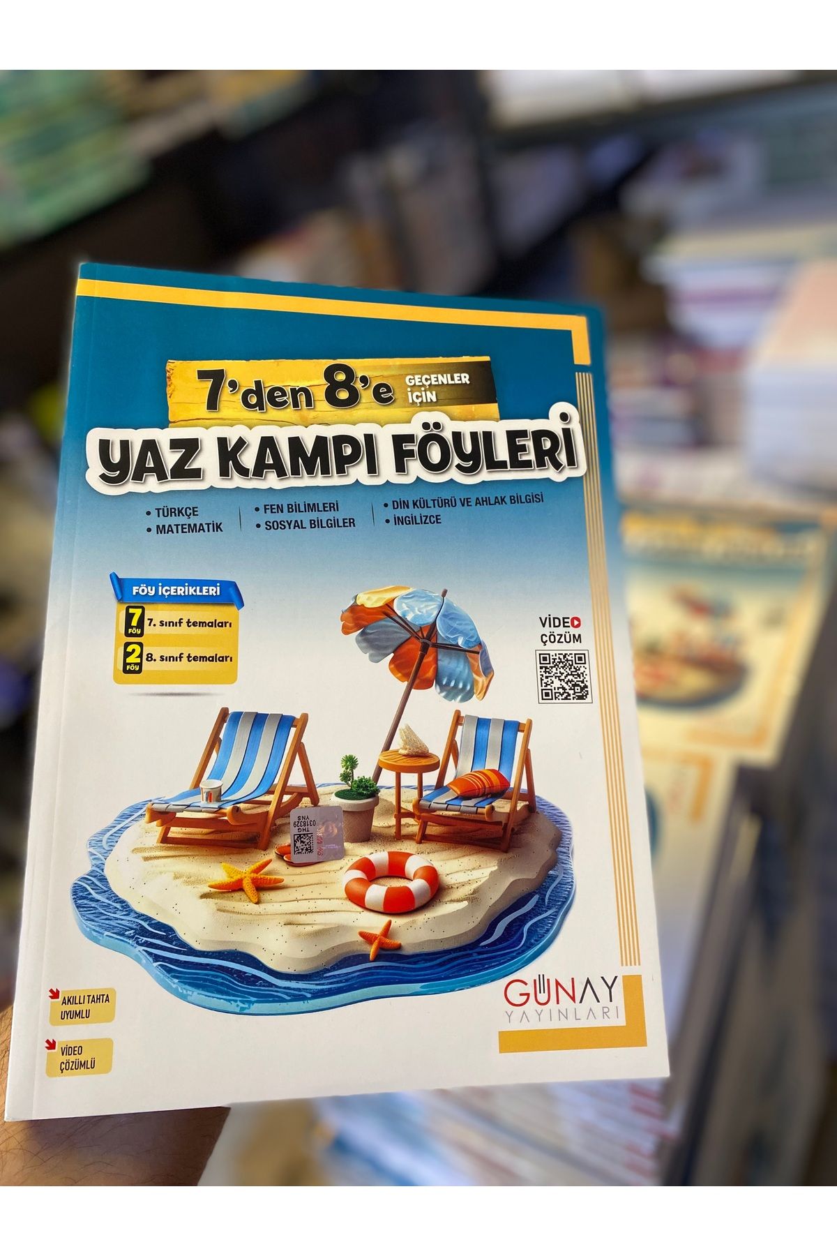 Günay Yayınları YAZ TATİLİ 7DEN8 E KİTABI GÜNAY 2025-26
