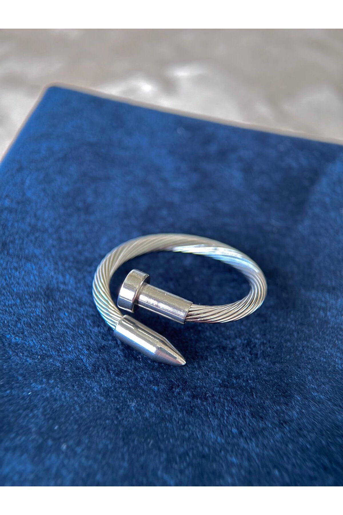 h&b design jewel Çelik Erkek Çivi Yüzük