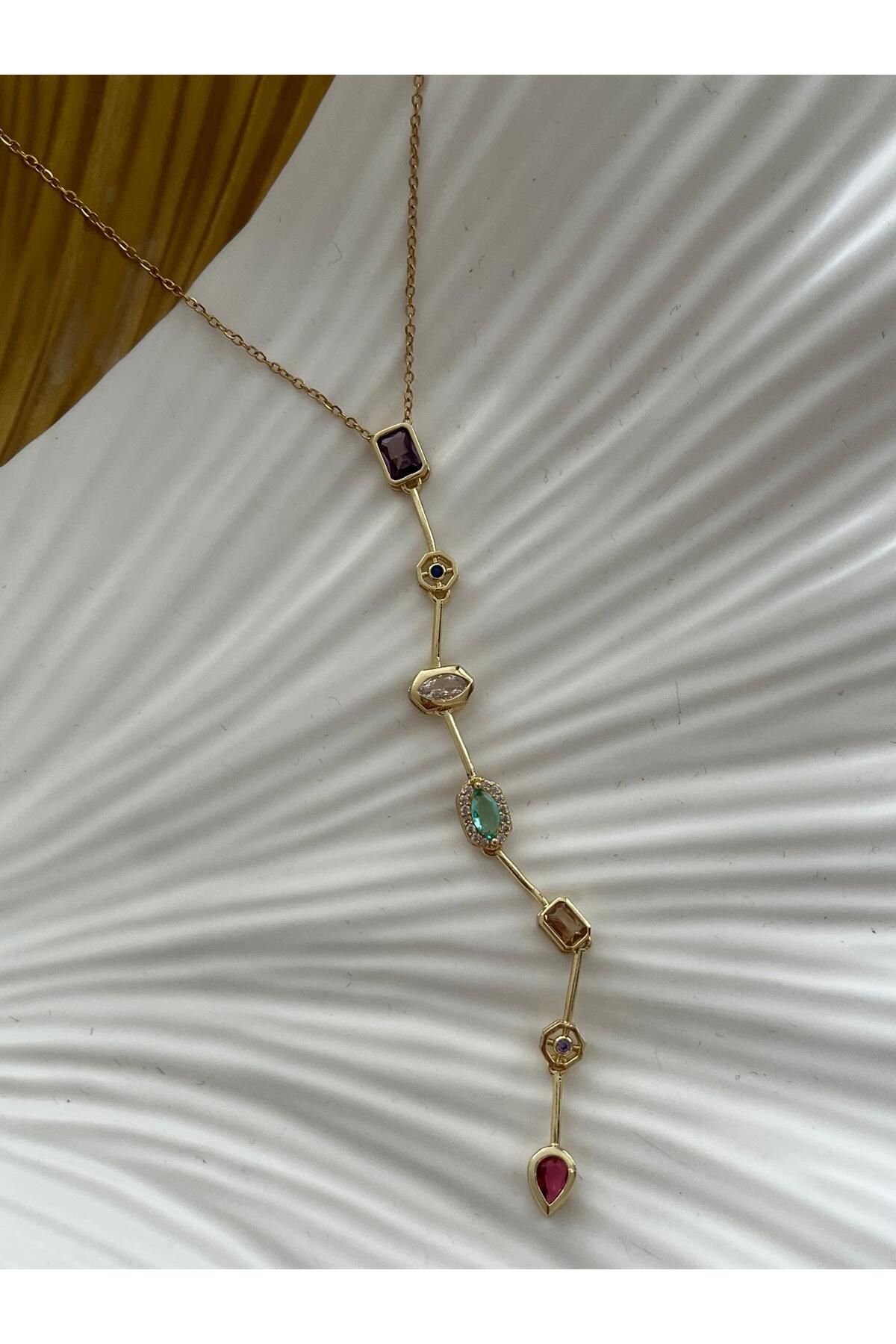 Miu Jewelry Çelik Element Kolye