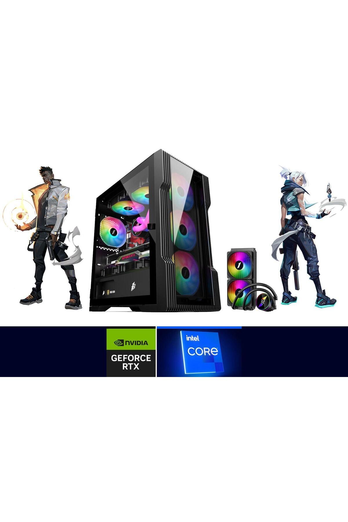 Seraphic gaming Core i5 12400F 16 GB Ddr5 Ram 1 Tb SSD Sıvı Soğutma 8 GB Rtx 5060 Tı Oyuncu Bilgisayarı