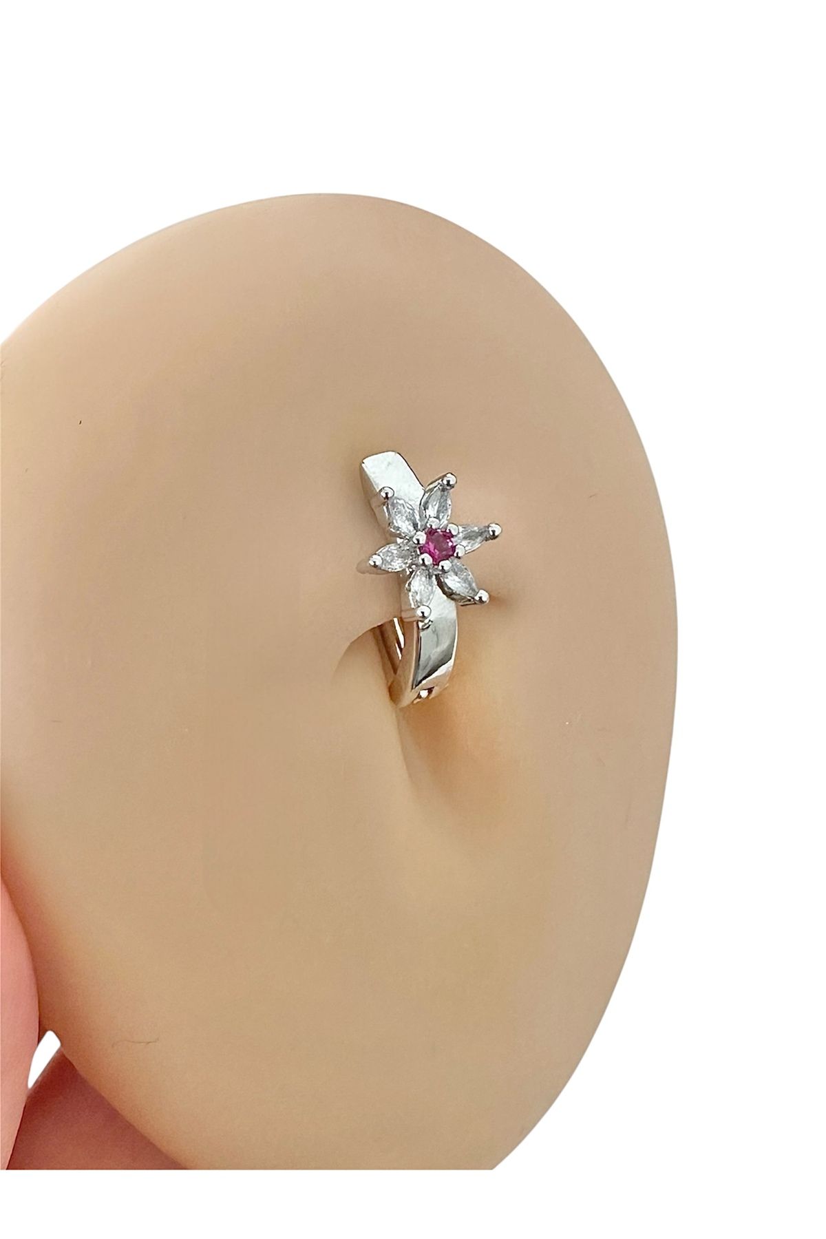 My Bellas Jewels Cerrahi Çelik Çiçek Göbek Piercingi