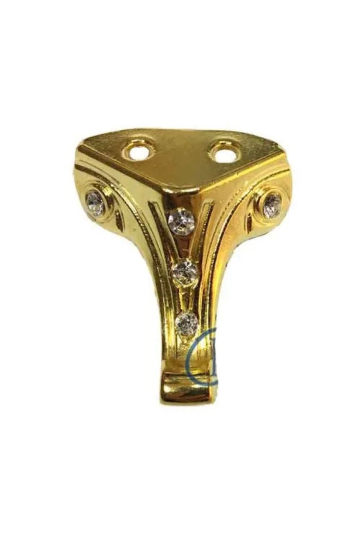 Eldenör Moda Taşlı Ahşap, Mdf, Sunta Sandık Ayağı, Kutu Ayak 3,5 Cm - Sarı