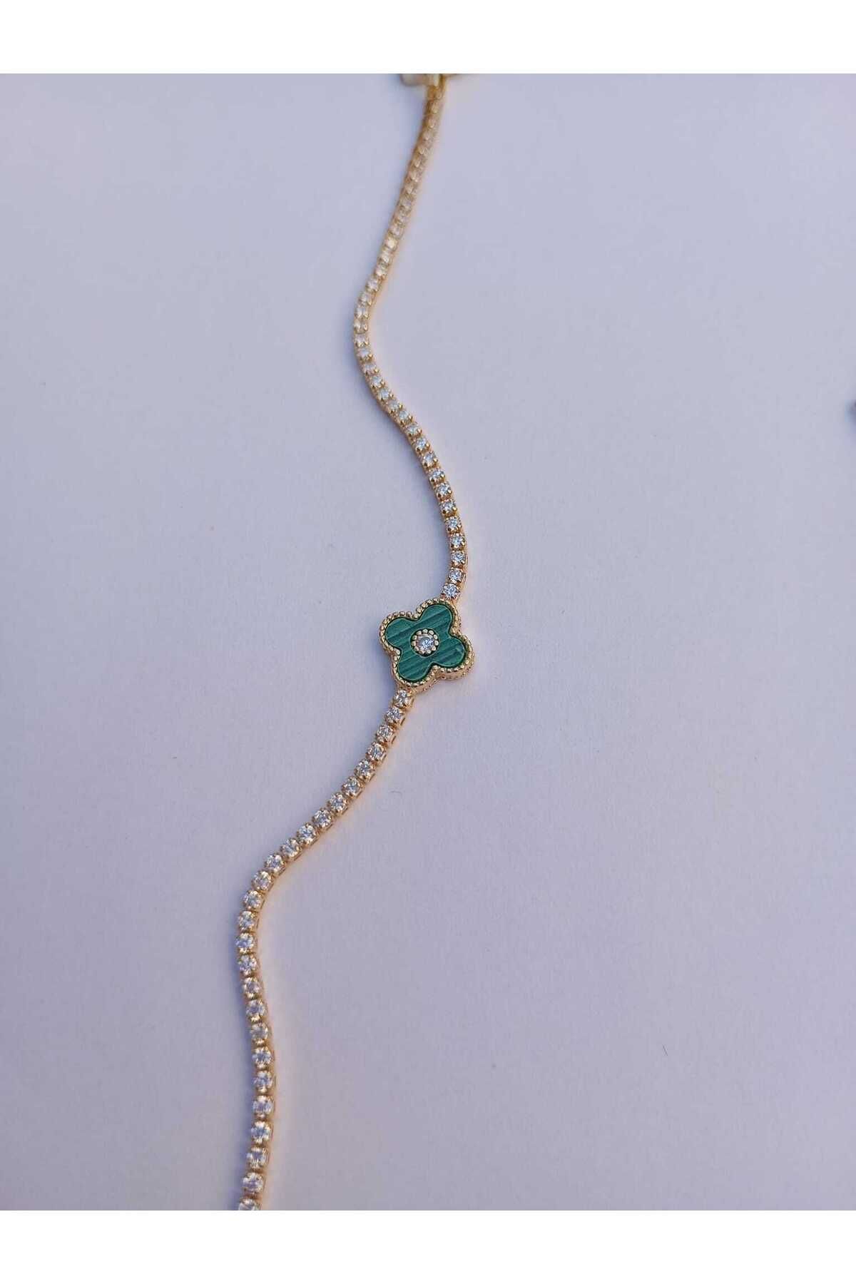 moon jewels Gold Vıp Taşlı Bileklik