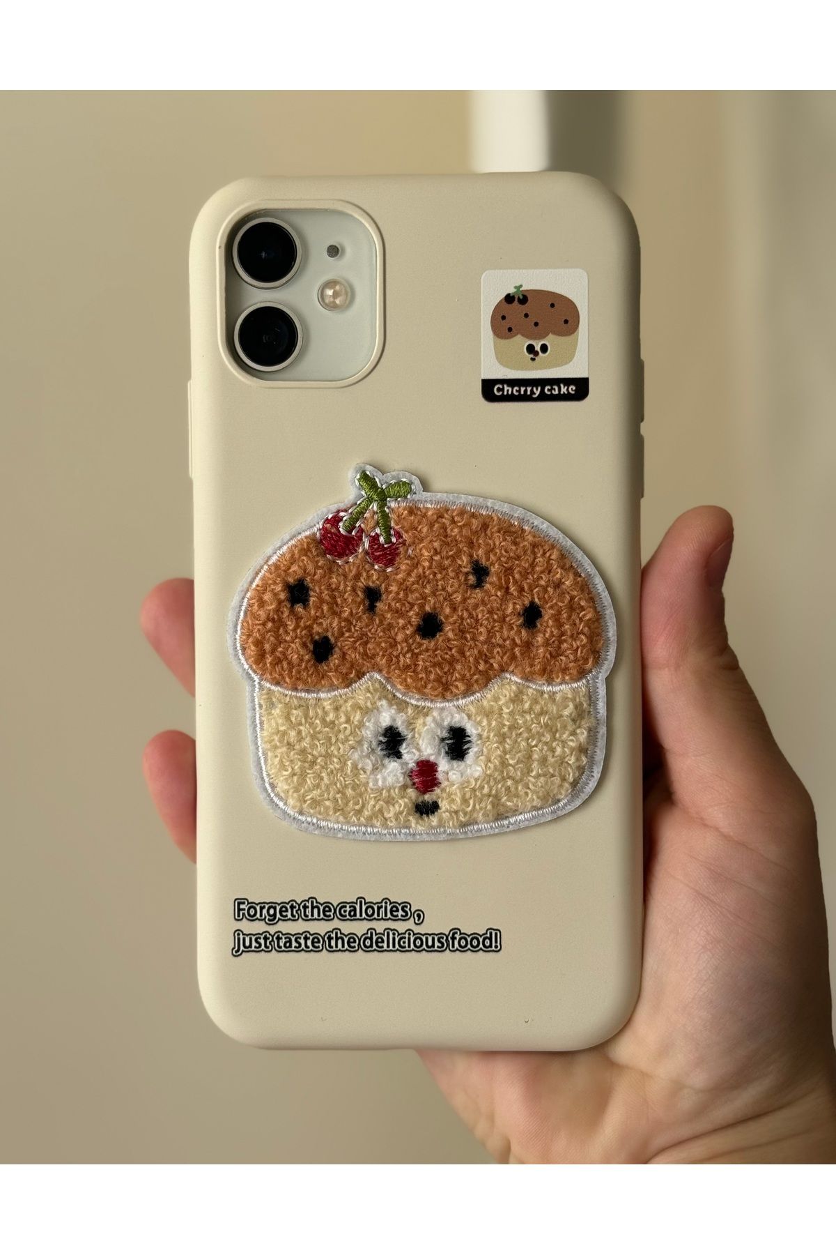 FİŞNEİLETİŞİM İPHONE 11 UYUMLU CHERRY COOKİE KILIF (İÇİ KADİFE)
