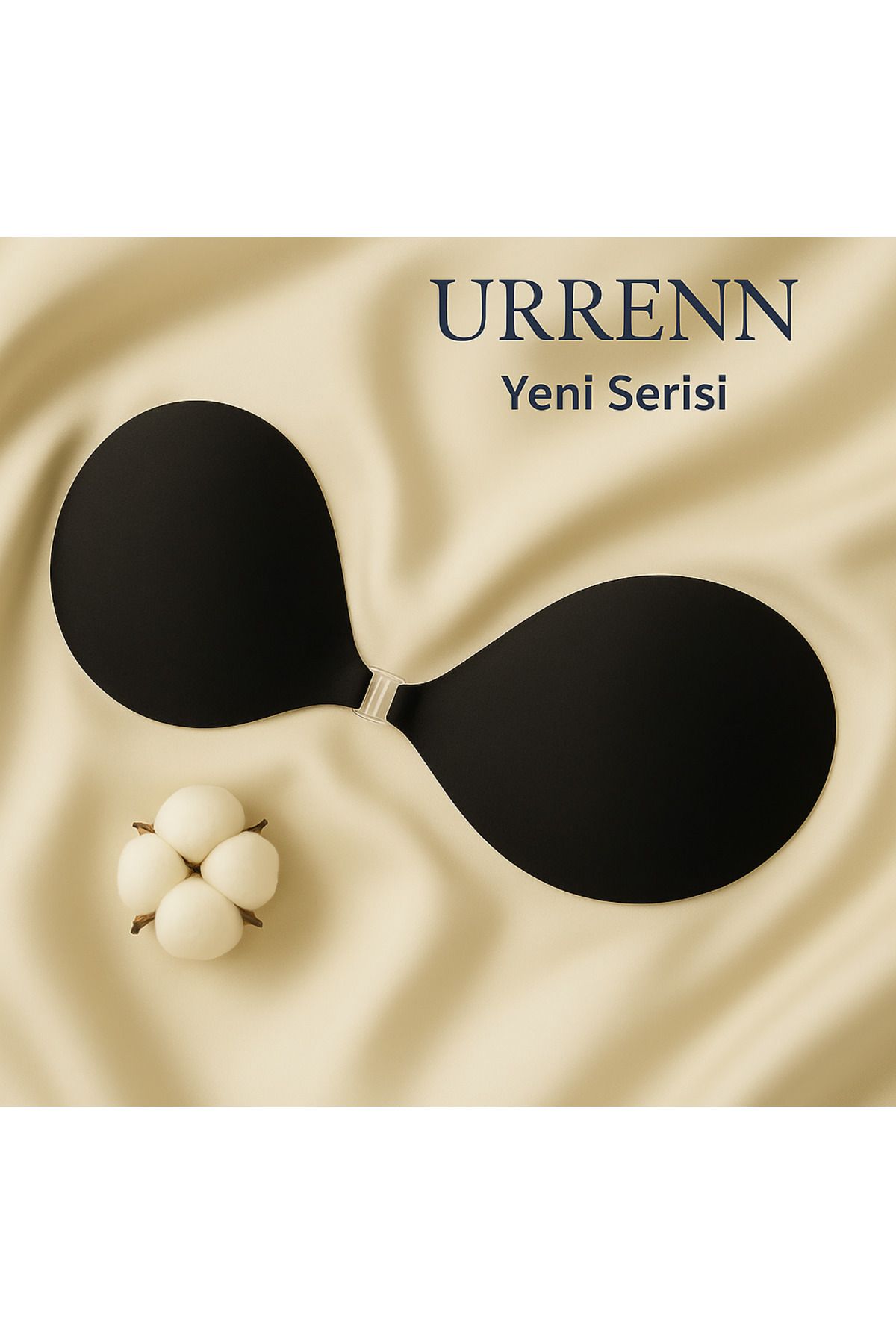 Urrenn Yapışkanlı Straplez Sütyen | Push-Up, Toparlayıcı, Çok Kullanımlı, Önden Kopçalı Dekolte Sütyeni