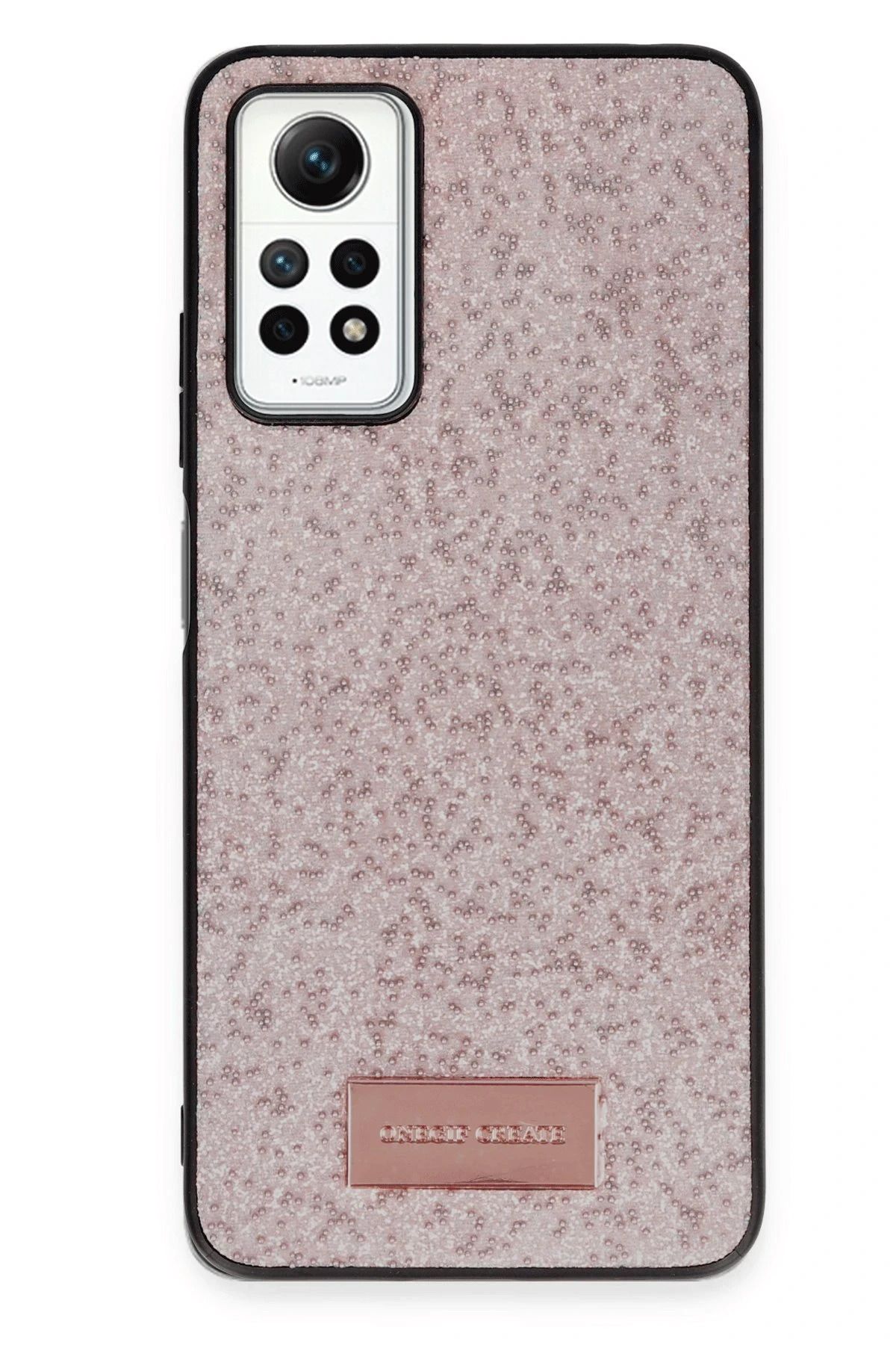 ONEGIF Xiaomi Redmi Note 12 Pro 4G Bright Simli Kapak - Pembe FERRG