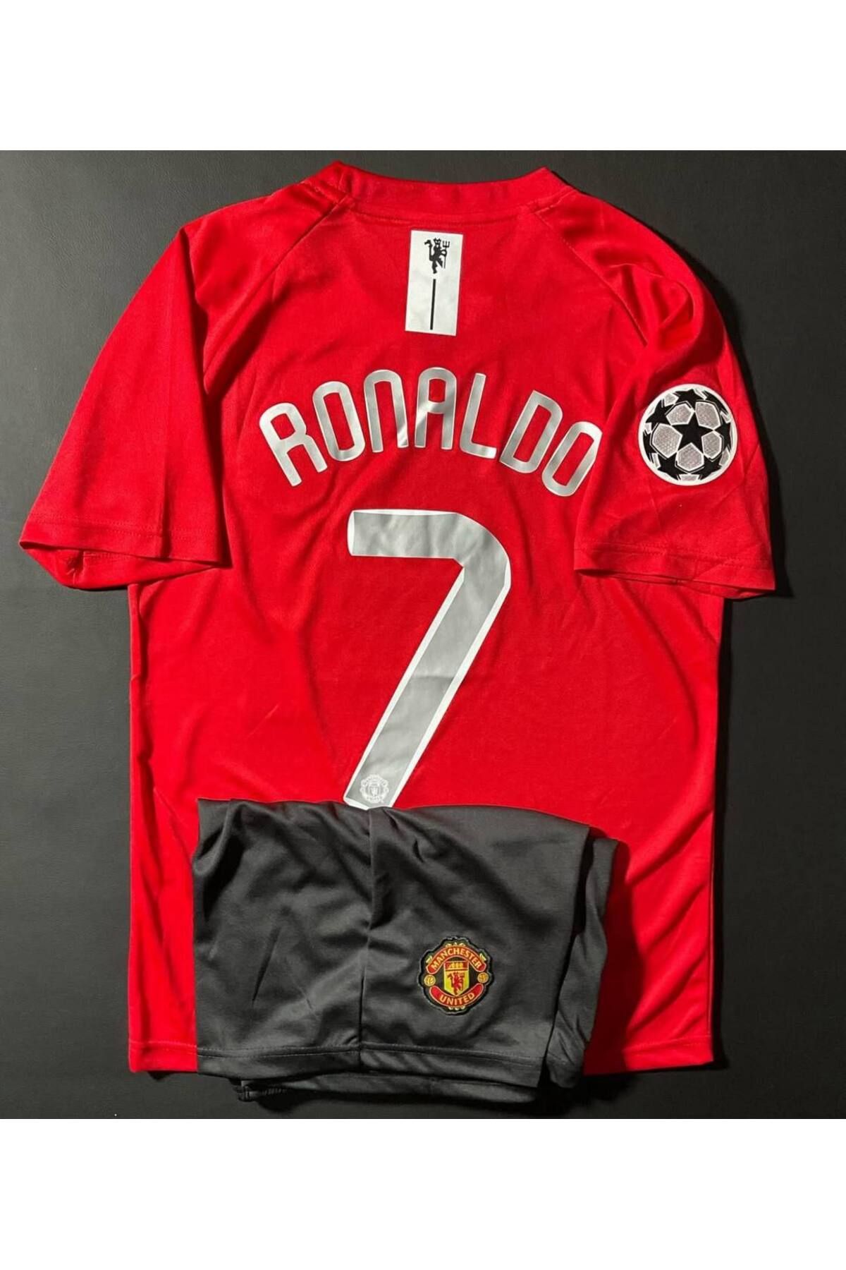 Alaturka Mix Manchester United Cristiano Ronaldo 7 Moscow Finali Kırmızı Çocuk forması