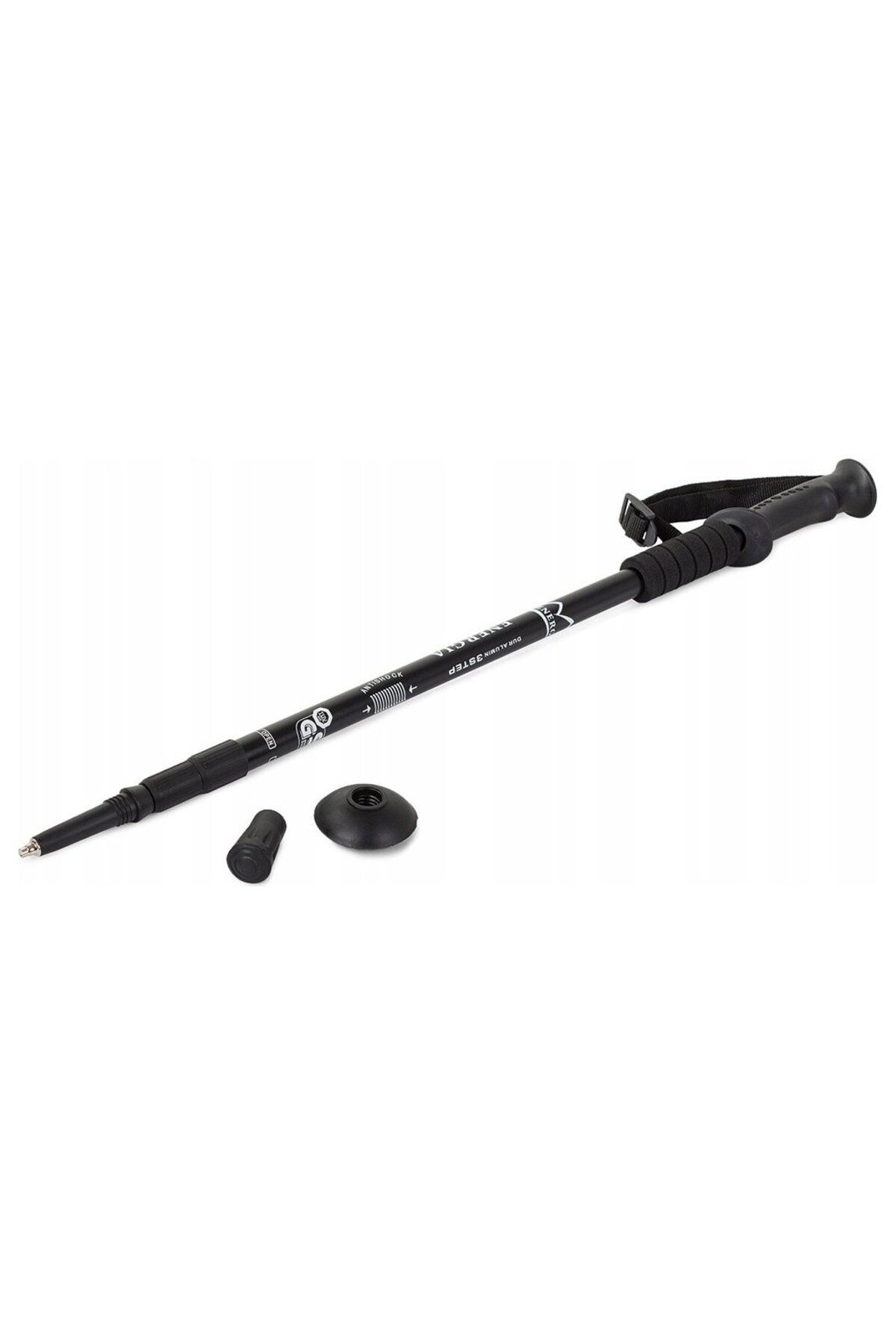 OEM Bat Trekking Din Aluminiu, Sistem Anti-soc, 1 Bucata, 64 - 135 Cm, Negru Unisex - Single Dimension