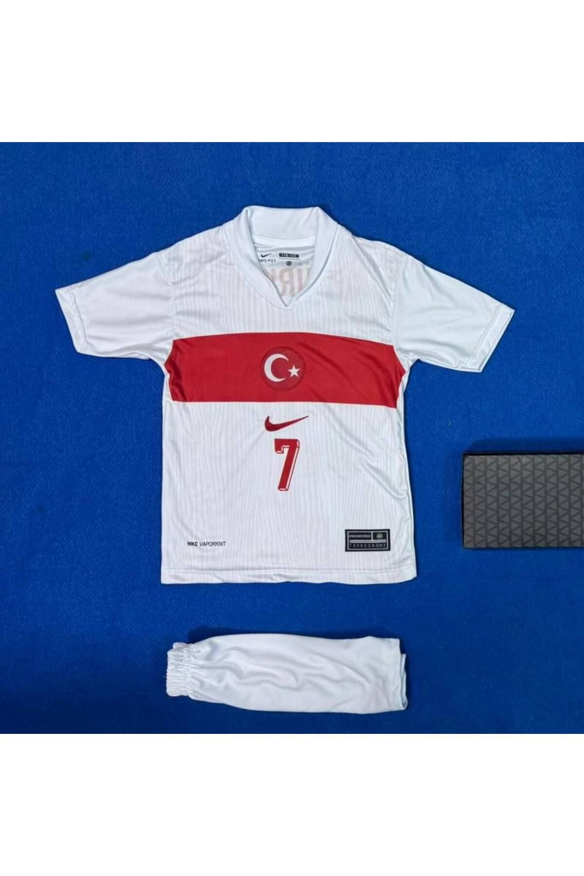 Alaturka Mix TÜRKİYE Milli Takım Beyaz Deplasman Çocuk Forması 4'lü Set