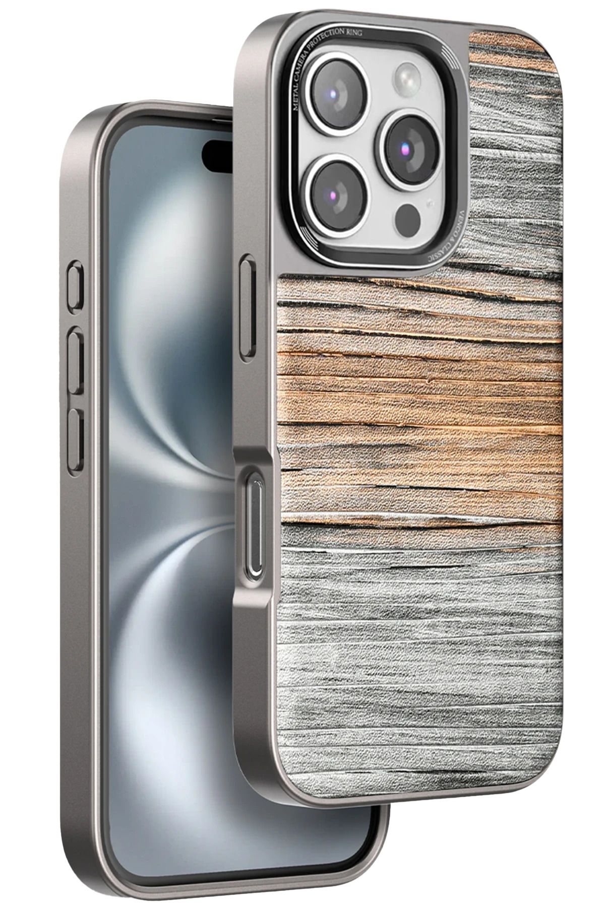 venco iPhone 16 Pro Max Wave Kapak - Sarı FERRG