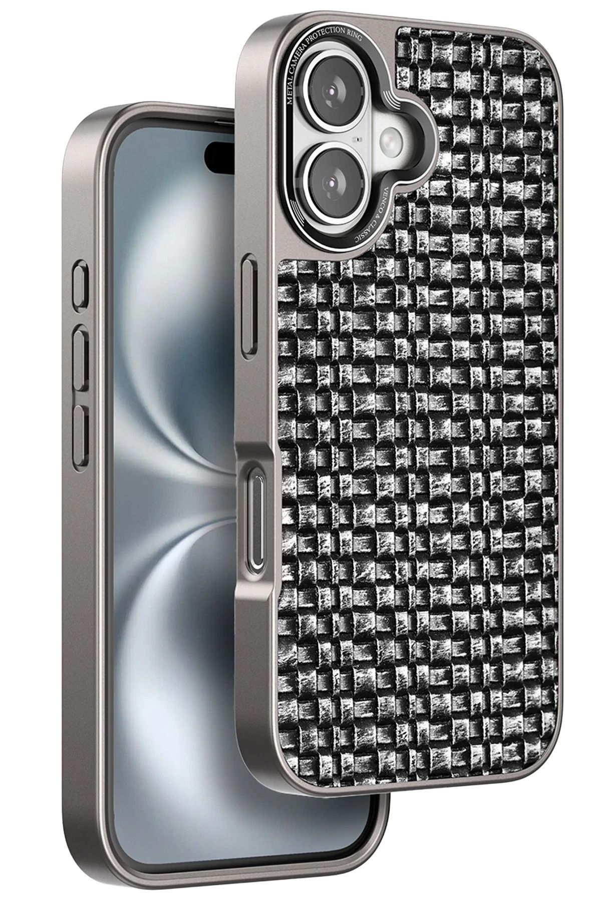 venco iPhone 16 Brand Kapak - Gümüş FERRG