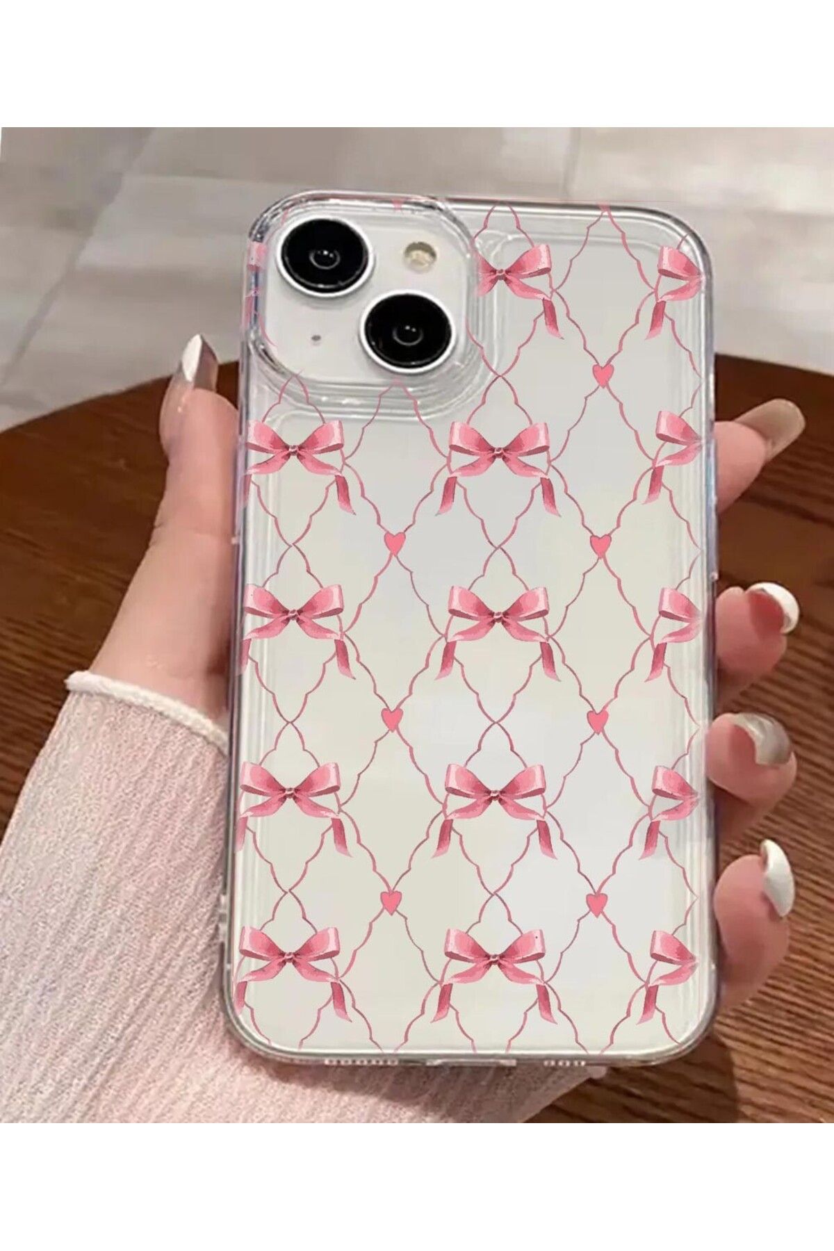 enfein Balporsuku IPhone 12/12 Pro İle Uyumlu Desenli Şeffaf Kılıfı PRO01 Kapak Sarmaşıklık