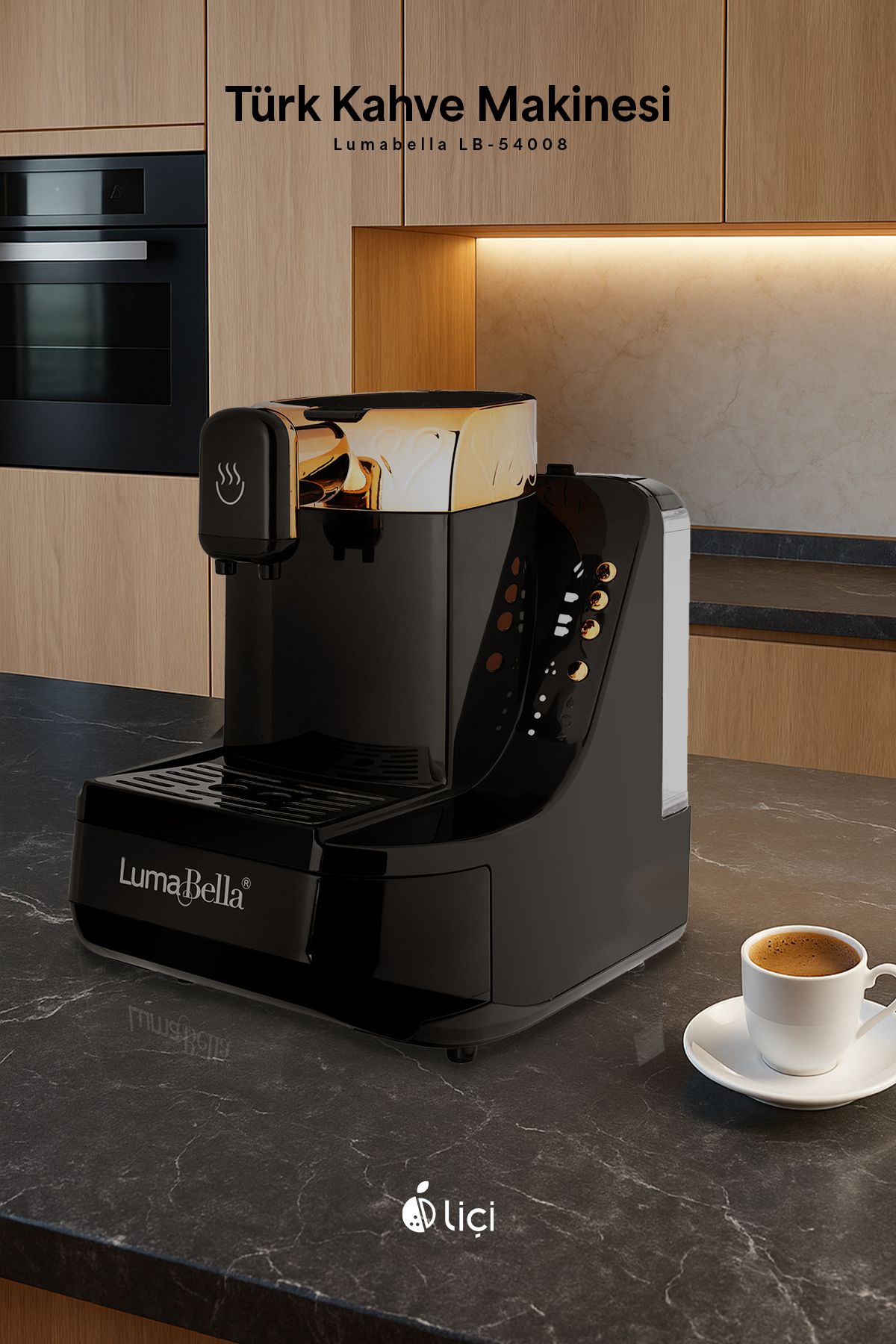Liçi Türk Kahve Makinesi 700W 1,0L Lumabella LB-54008