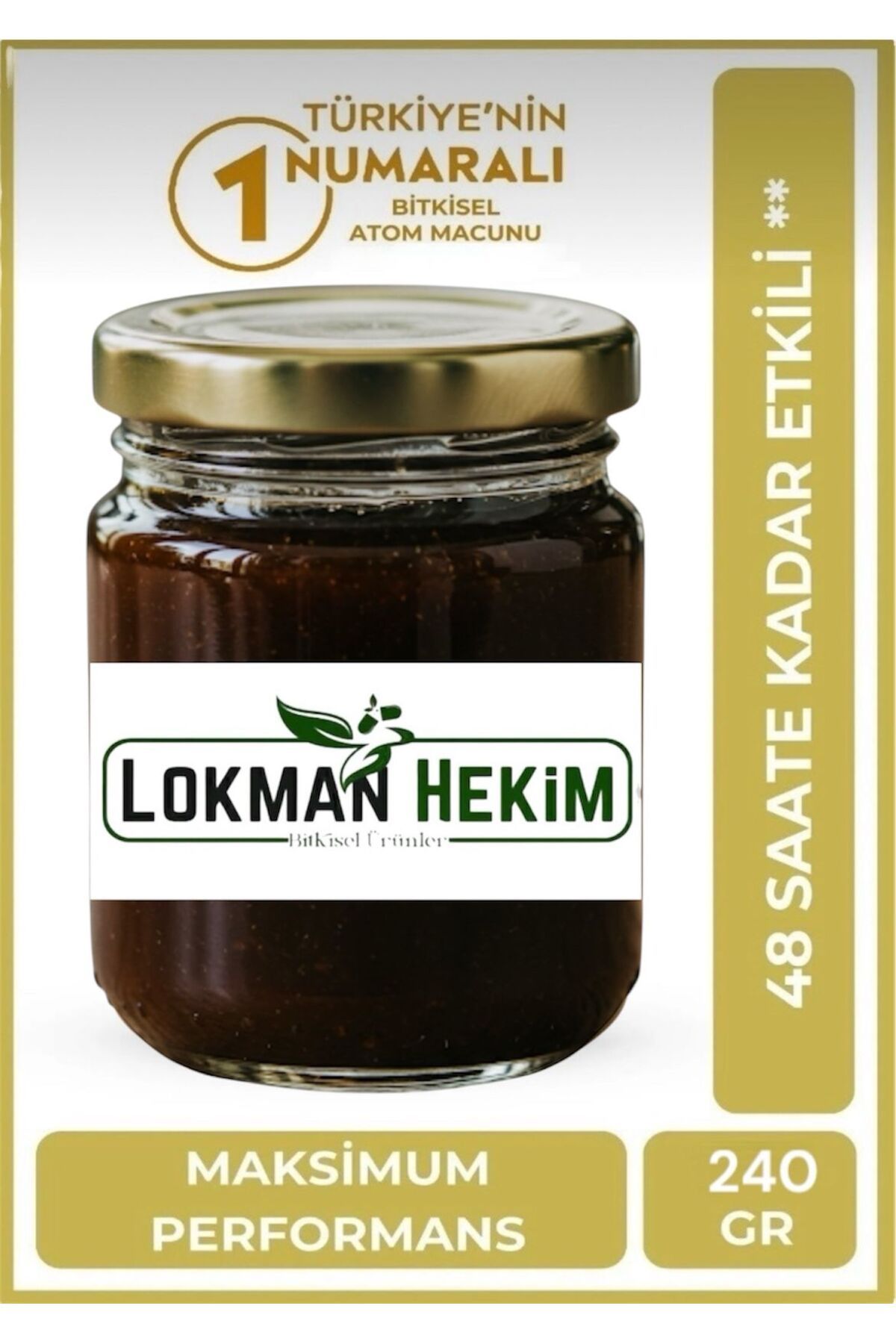 Lokman Hekim Doğal Bitkisel Karışımlı Harem Macun 260 gr