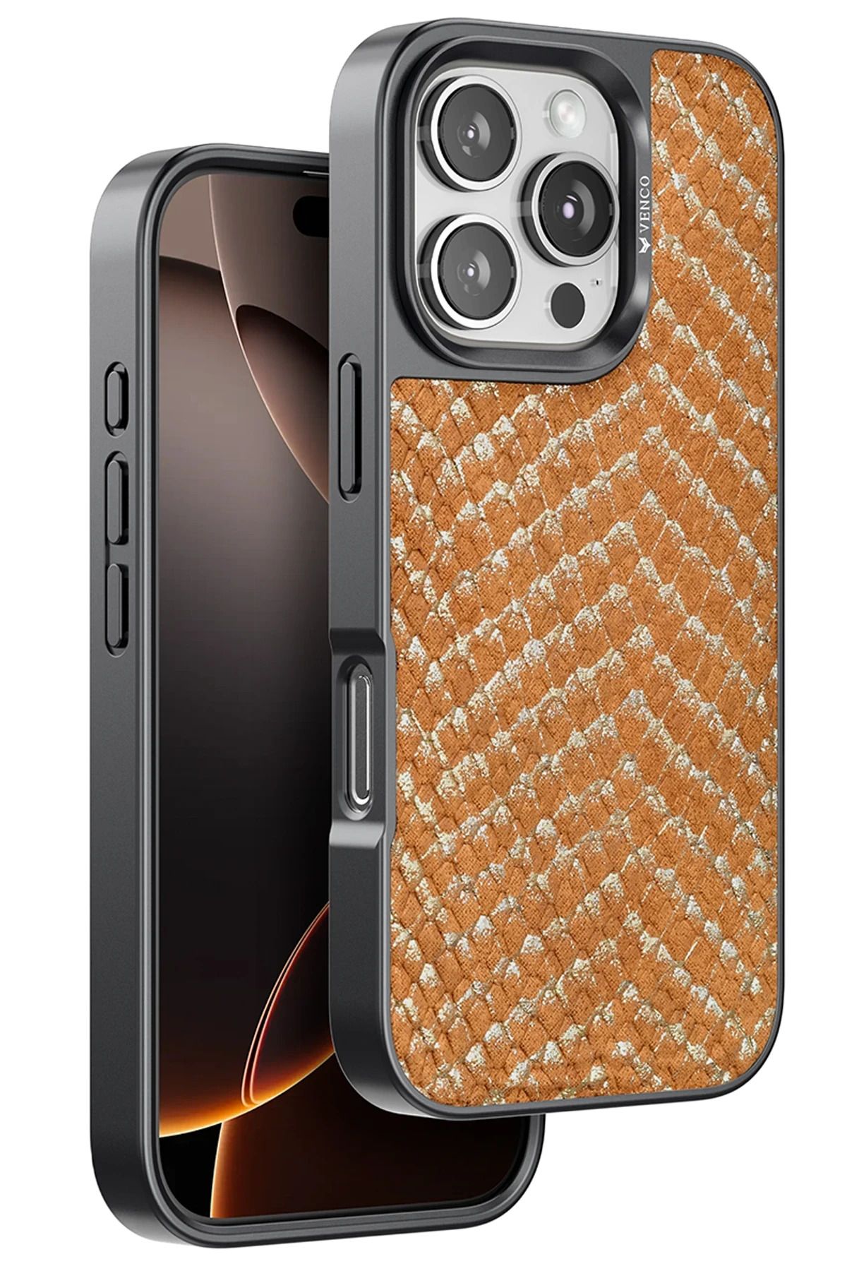 venco iPhone 16 Pro Max Viper Kapak - Kahverengi FERRG