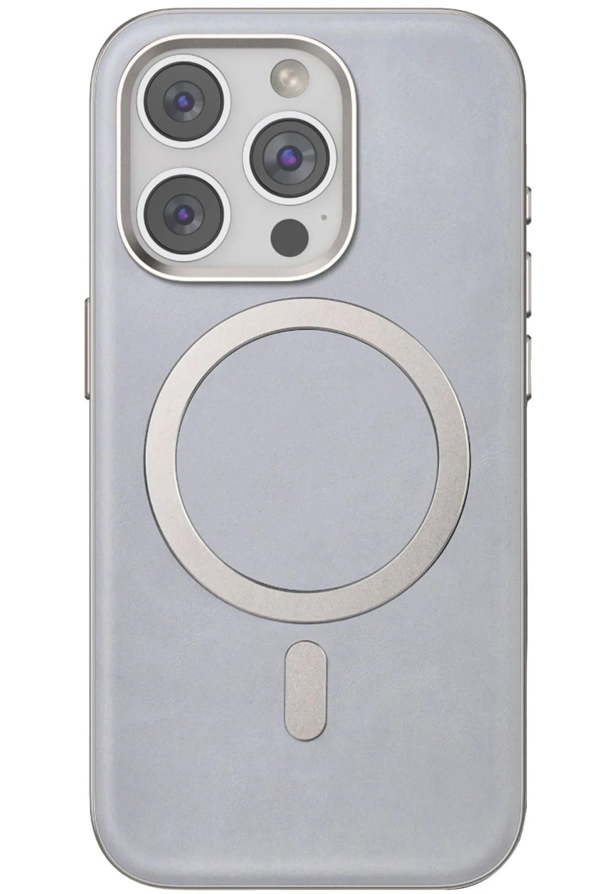 venco iPhone 15 Pro Max Puskas Magsafe Kapak - Titan Gri FERRG