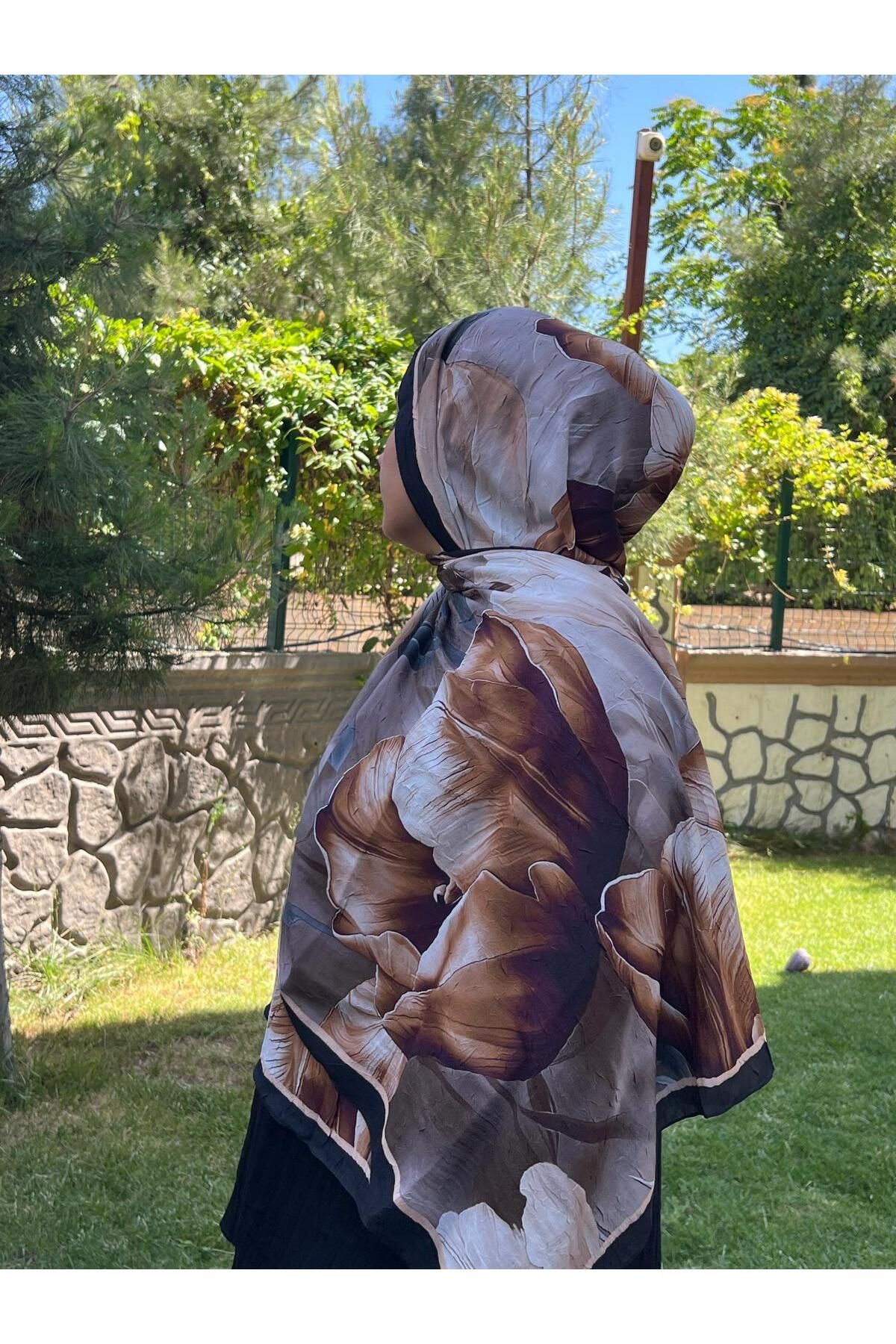 Organic Scarfs camelllia Bambu Kraş Şal