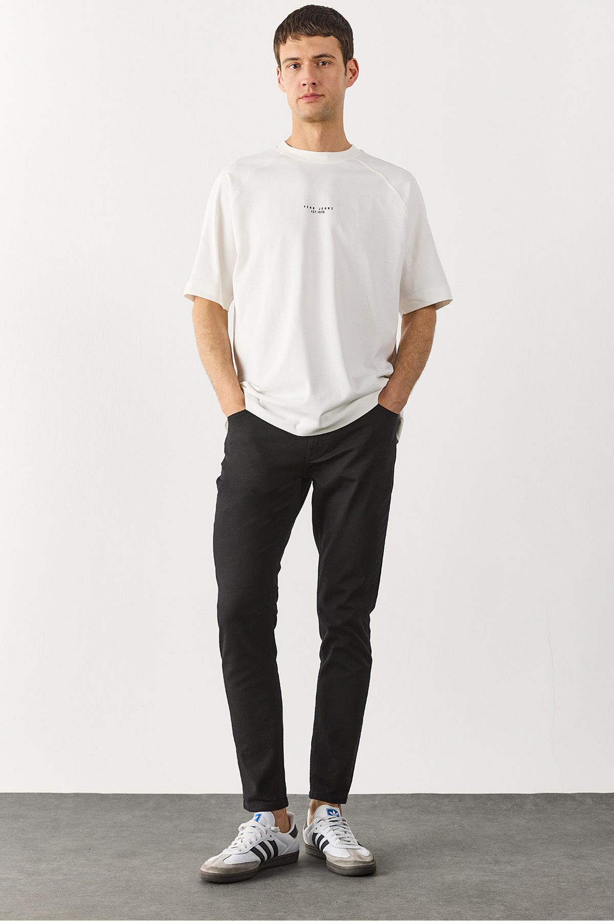VENA Teos Black Skinny Jean Pantolon - BLACK
