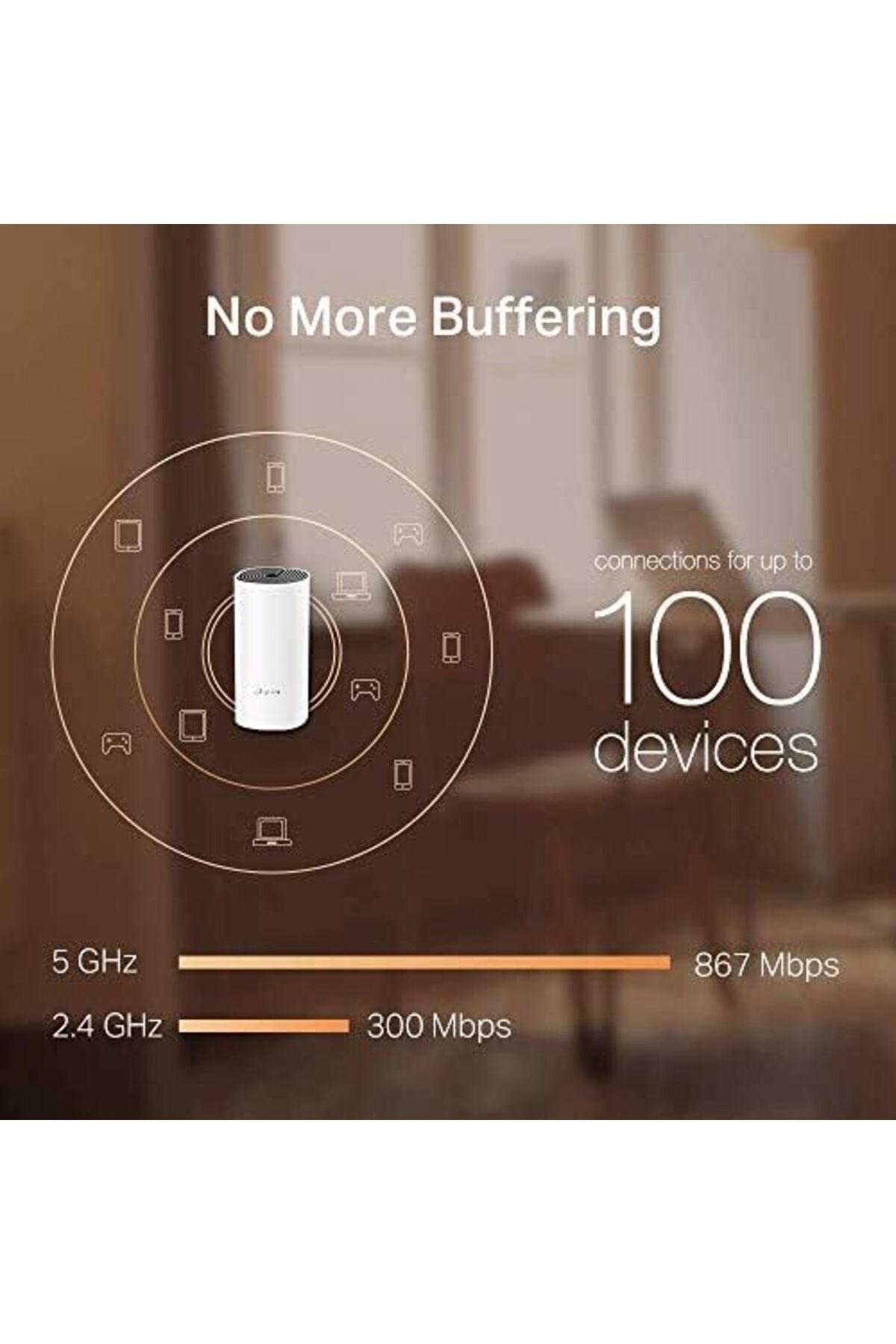TP-LINK-Deco M4 AC1200 Wi-Fi Router Wi-Fi Extender Booster, Add on Single Unit, White 6