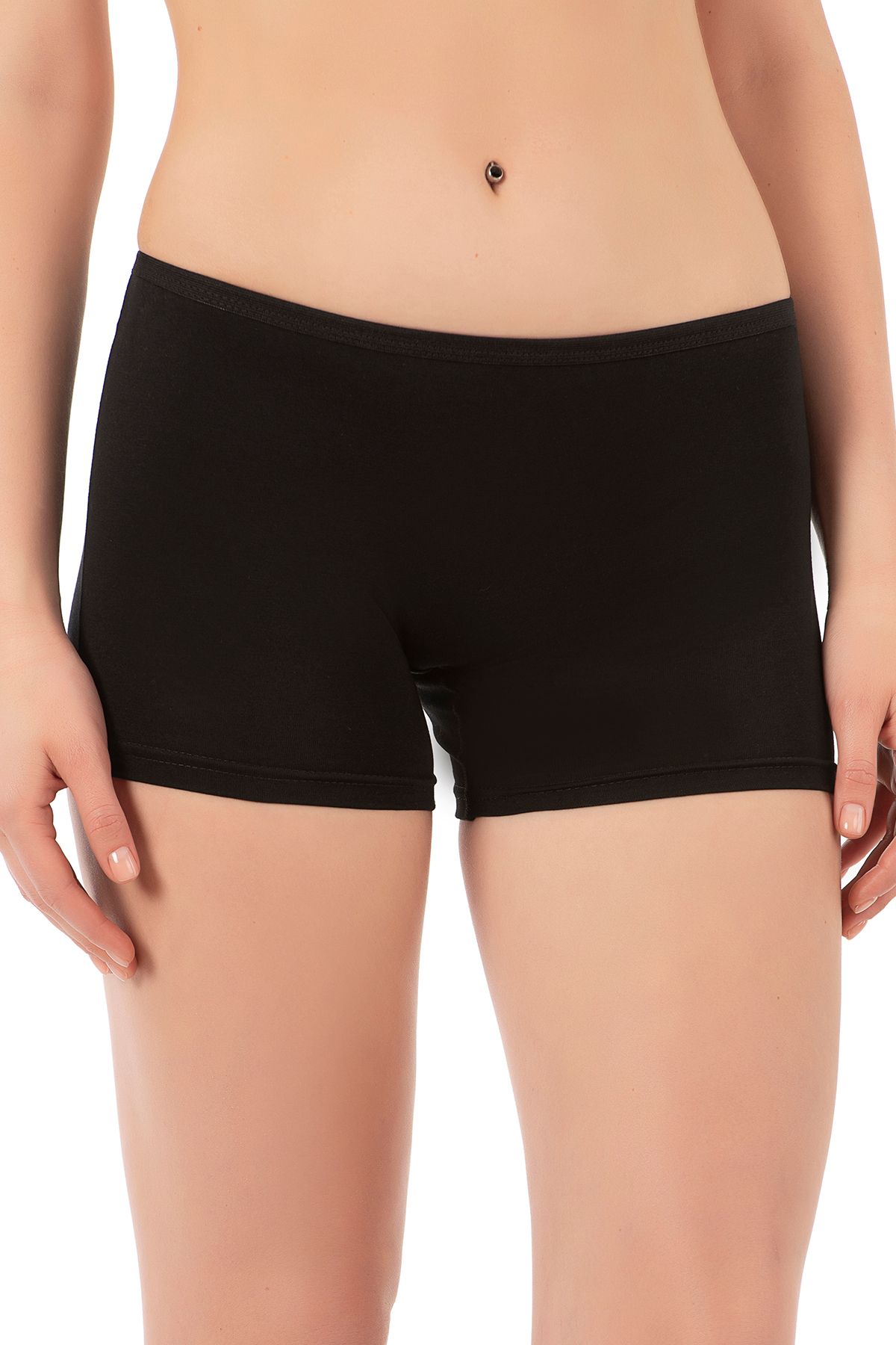 ÖZKAN underwear-Özkan 0412 Γυναικεία Lycra 95% βαμβακερό μονό ζέρσεϊ εύκαμπτο άνετο κολάν μπόξερ 4