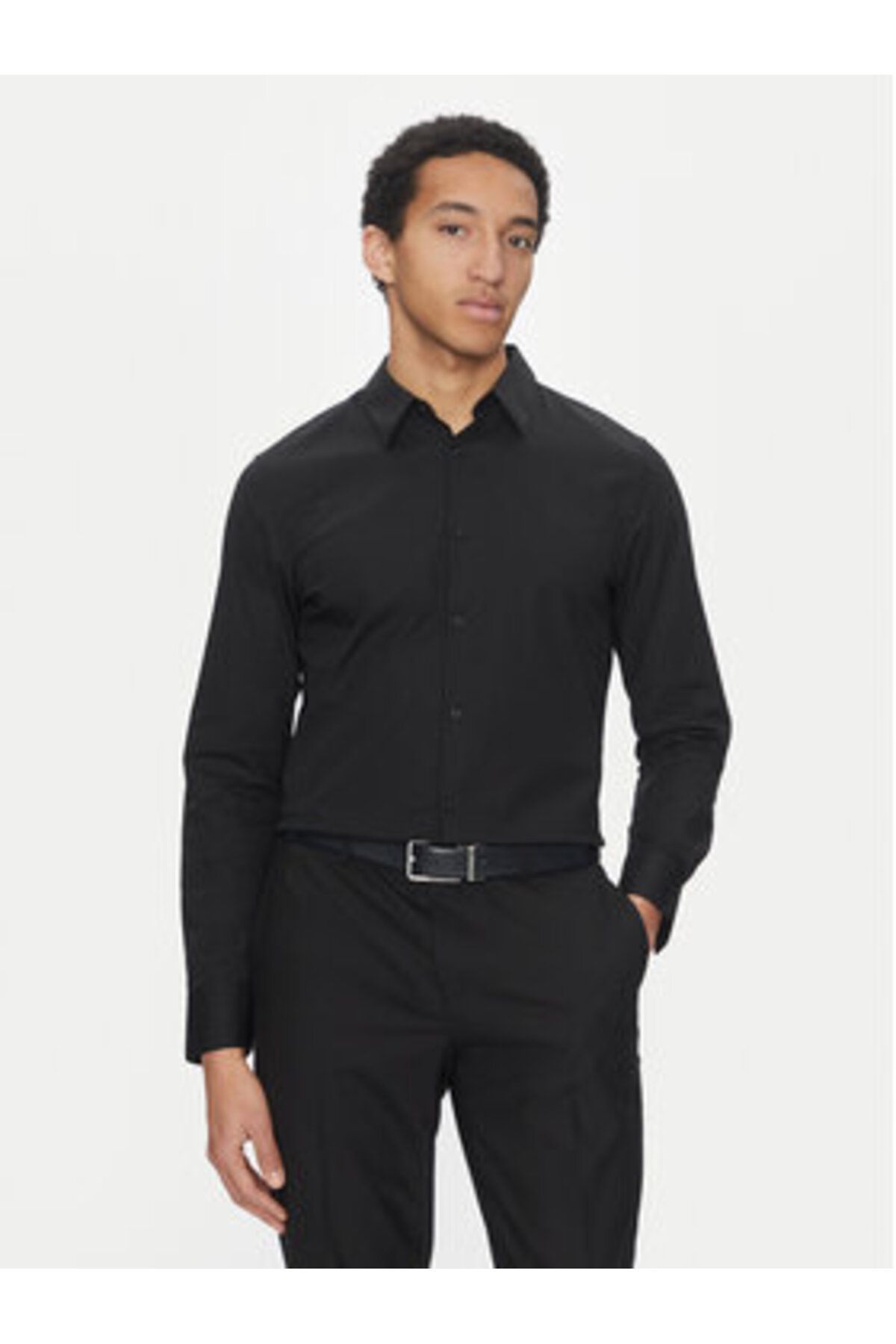 Calvin Klein-Mens Shirt LV04LB145G Black 3