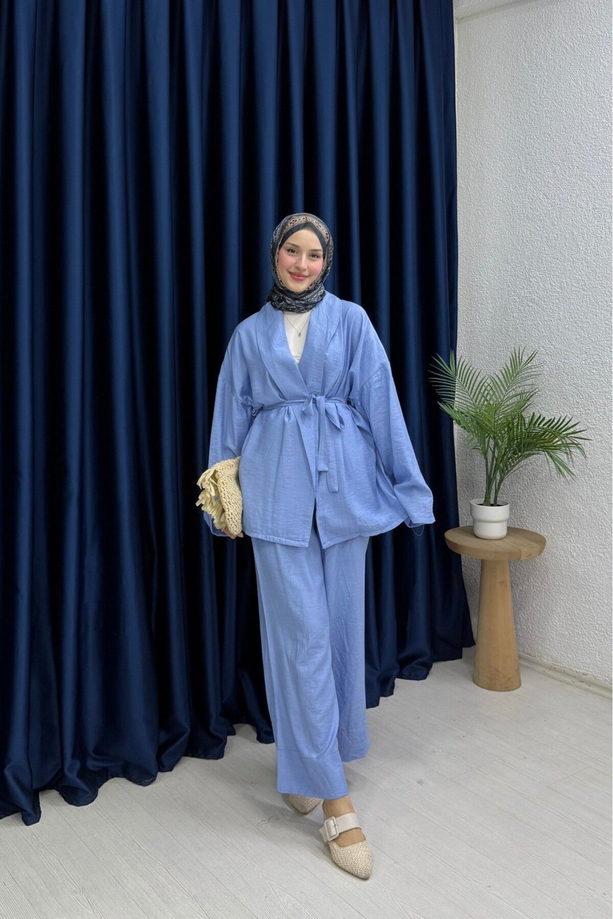 lurex moda Kimona Takımı