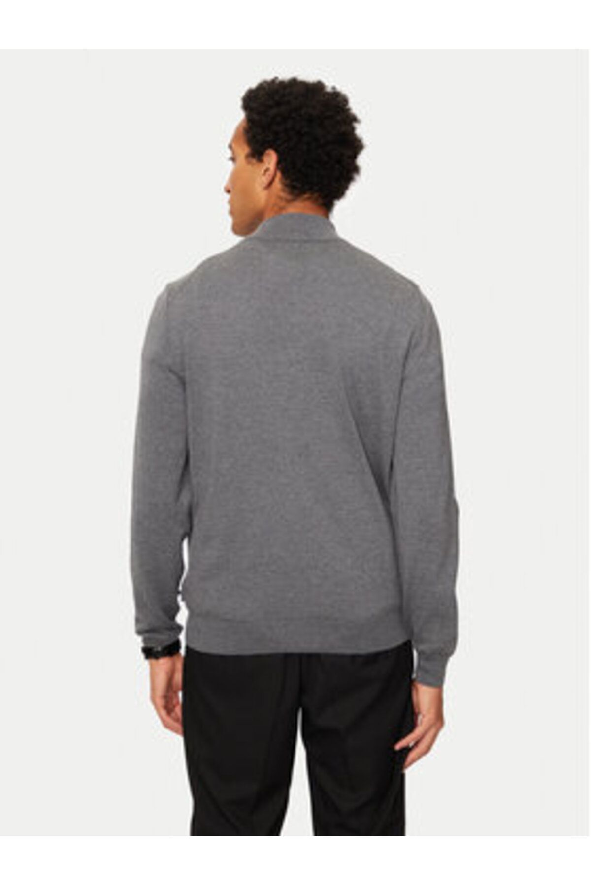 BOSS-Men's Sweater 50528300 Gray 4