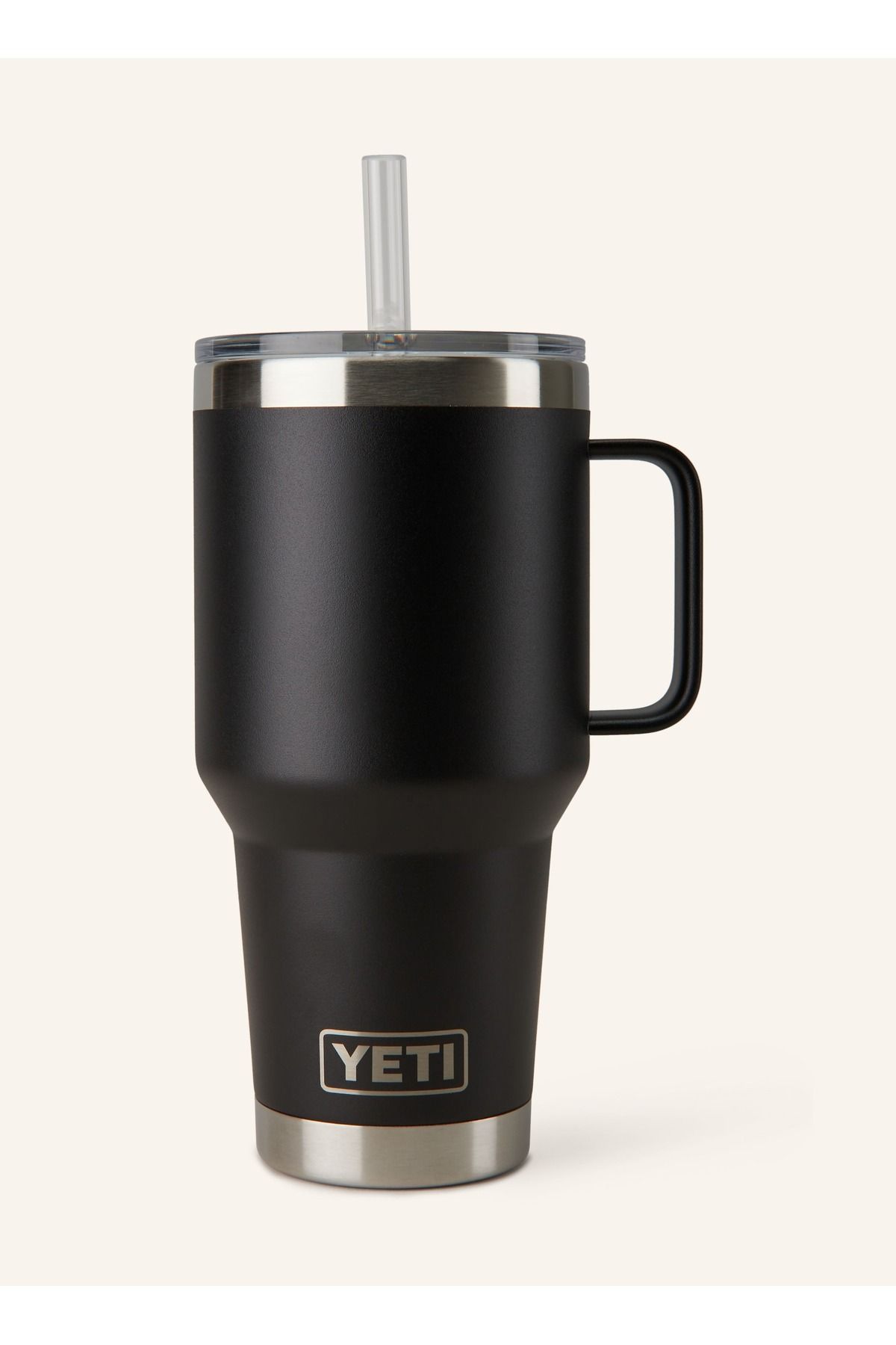 YETI Termal Kupa 1L , Çift Cidarlı, Paslanmaz Çelik, Pipetli ve Saplı