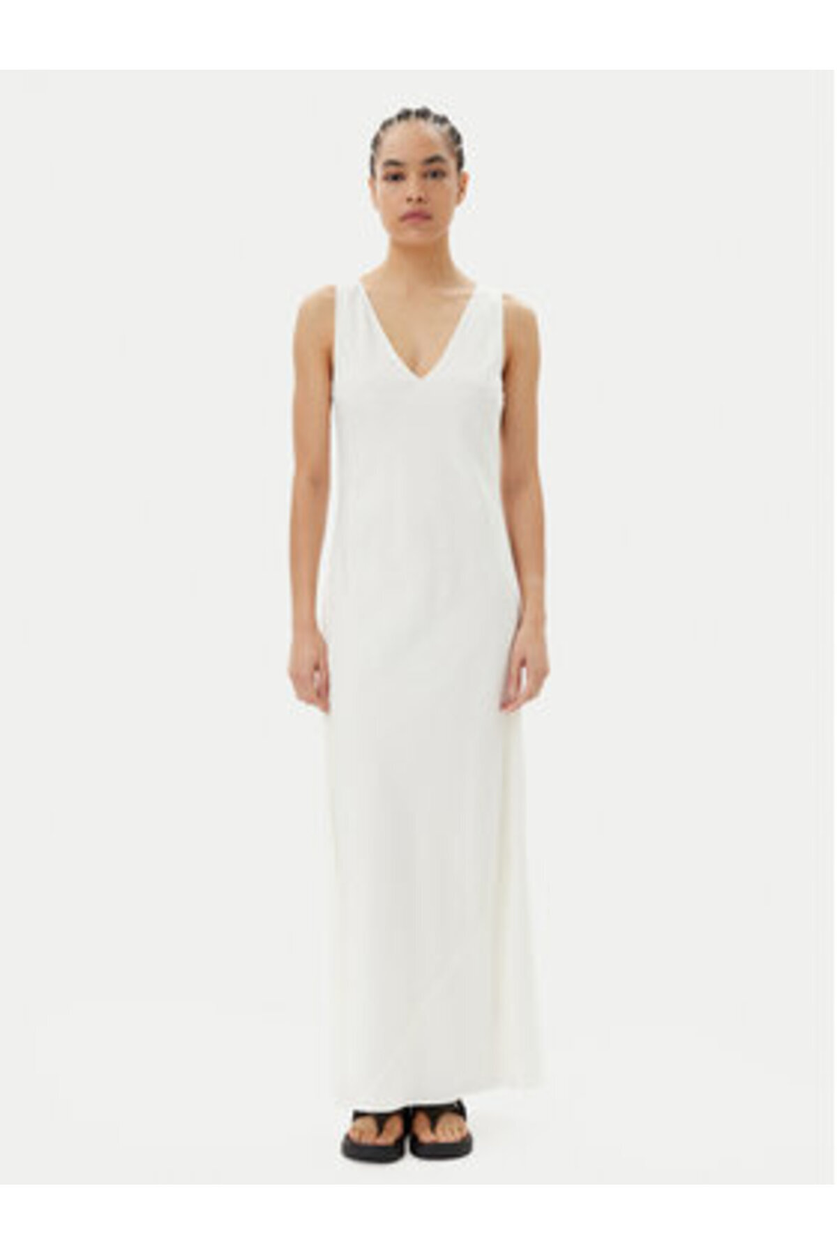 Calvin Klein-Women Summer Dress K20K208355 White 3