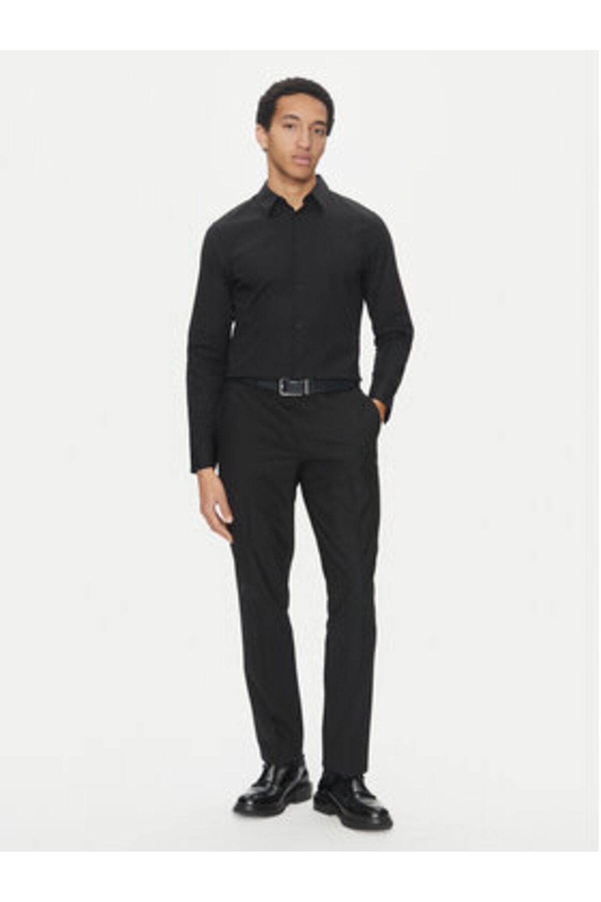 Calvin Klein-Mens Shirt LV04LB145G Black 2