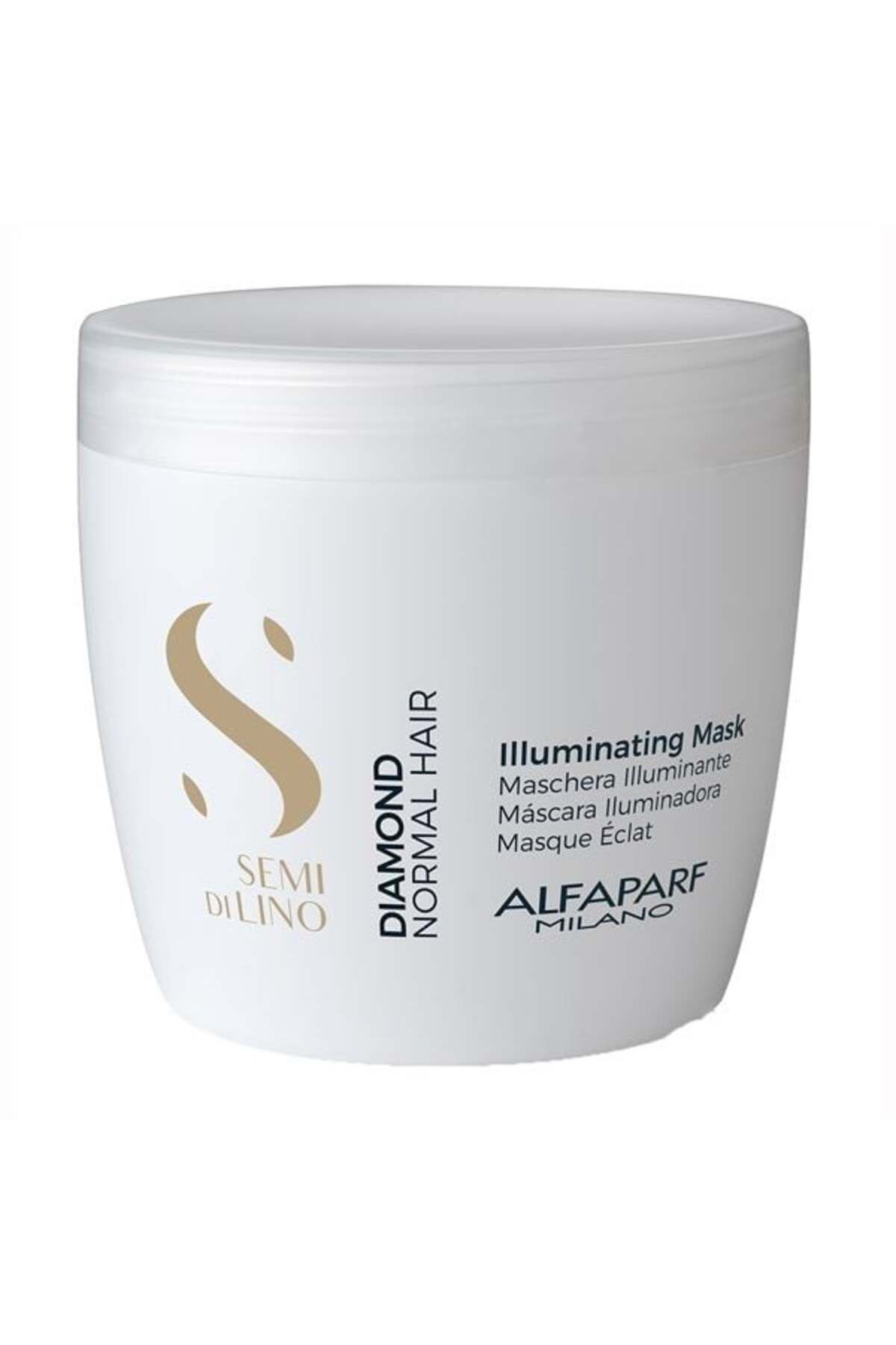 Alfaparf Milano Mască Iluminatoare Alfaparf Semi Di Lino Diamond, 500 Ml - One Size